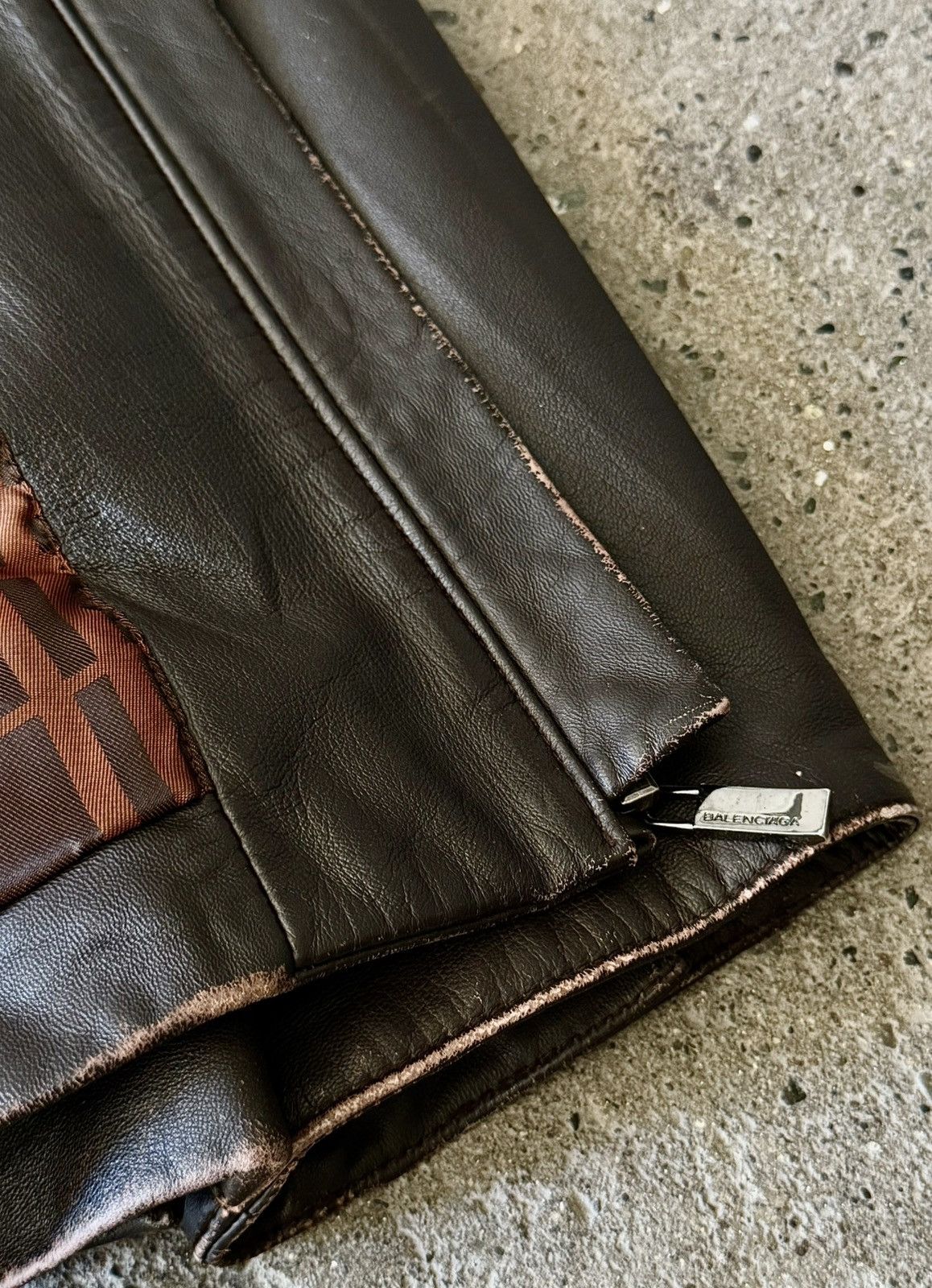 Balenciaga Balenciaga - 1997 - Nicolas Ghesquière -Zip Lambskin Leather Size US XXL / EU 58 / 5 - 12 Thumbnail