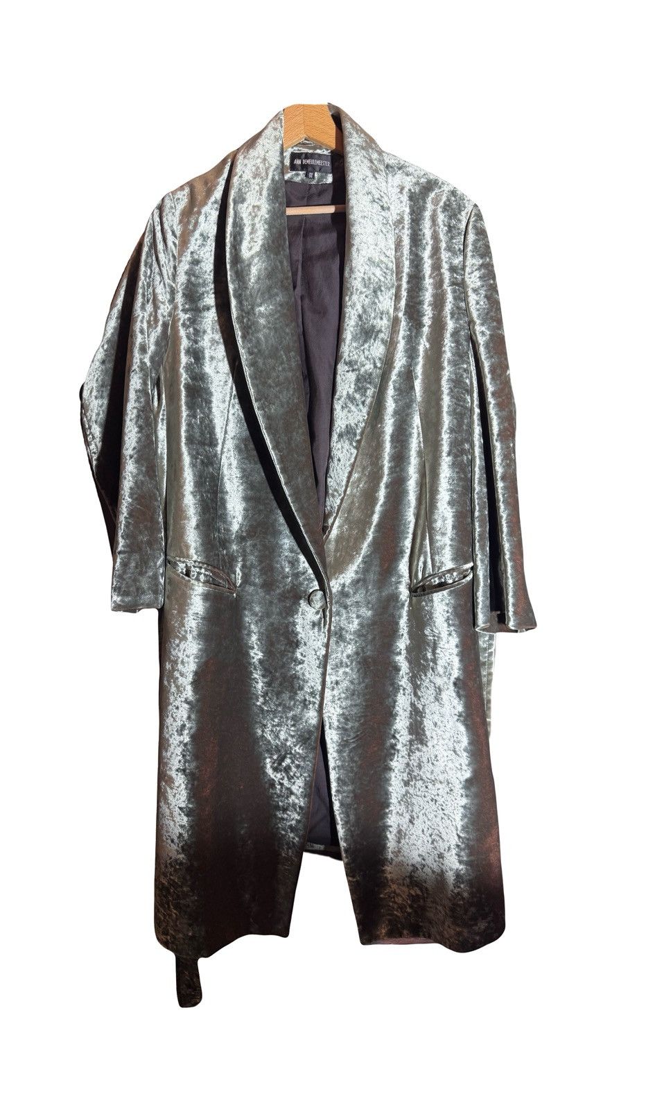Ann Demeulemeester ann demeulemeester silver coat fw20 runway unisex XS 36 Size US XS / EU 42 / 0 - 2 Thumbnail