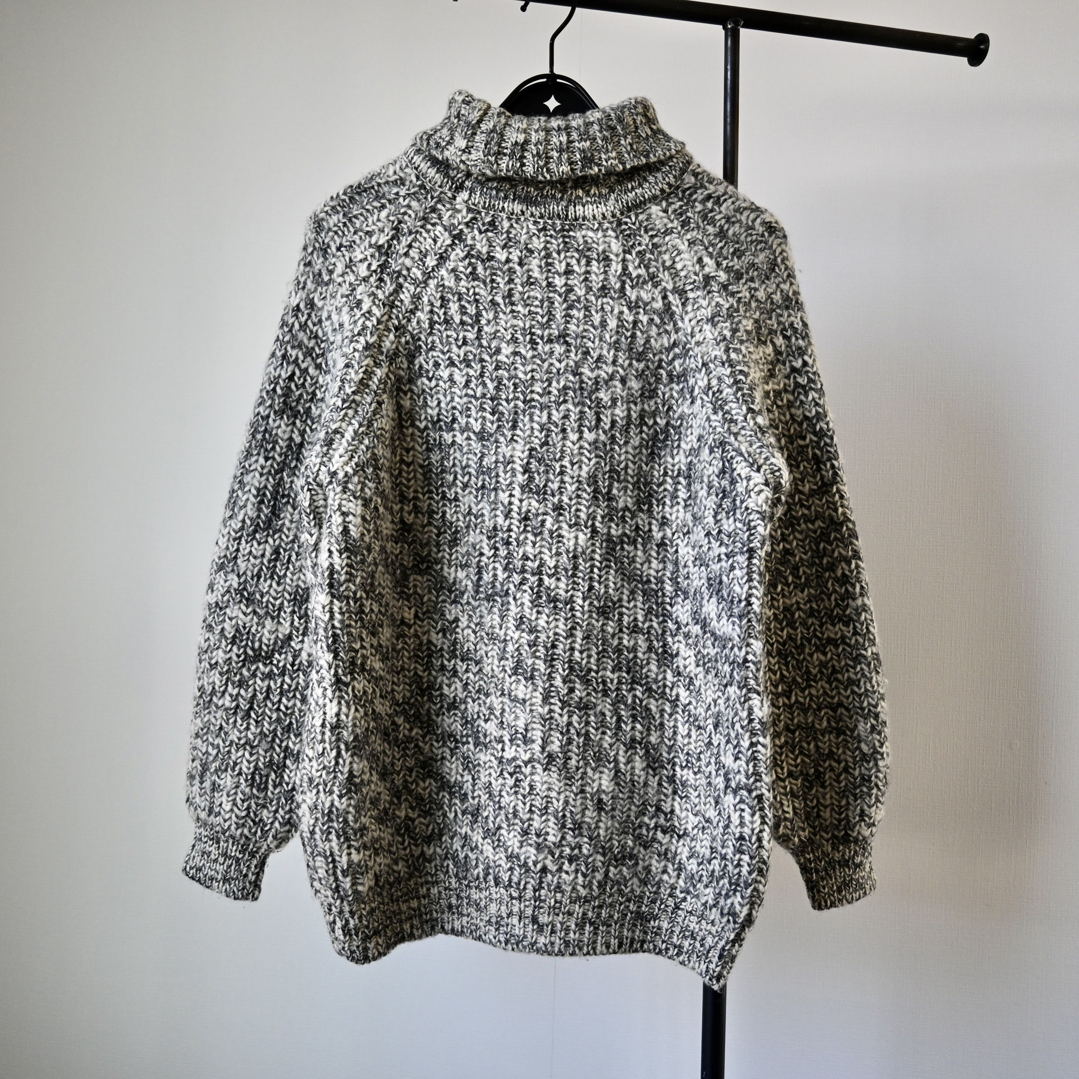 Vintage Vtg MOTHERS S.P.C. marled chunky knit sweater, made in UK Size S / US 4 / IT 40 - 3 Thumbnail