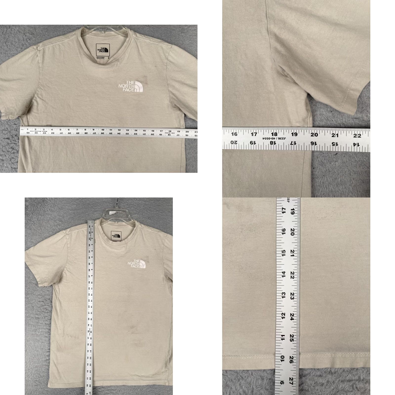 The North Face The North Face Mens Medium Beige Crew Neck Shirt - Used Vintage Condition Size US M / EU 48-50 / 2 - 8 Thumbnail
