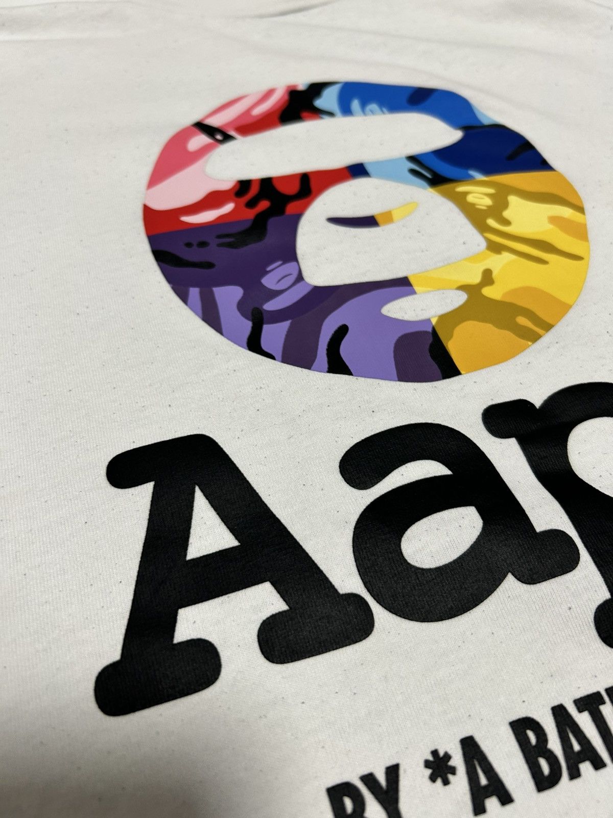 Aape Aape T shirt big logo Monkey by BAPE size L Size US L / EU 52-54 / 3 - 5 Thumbnail