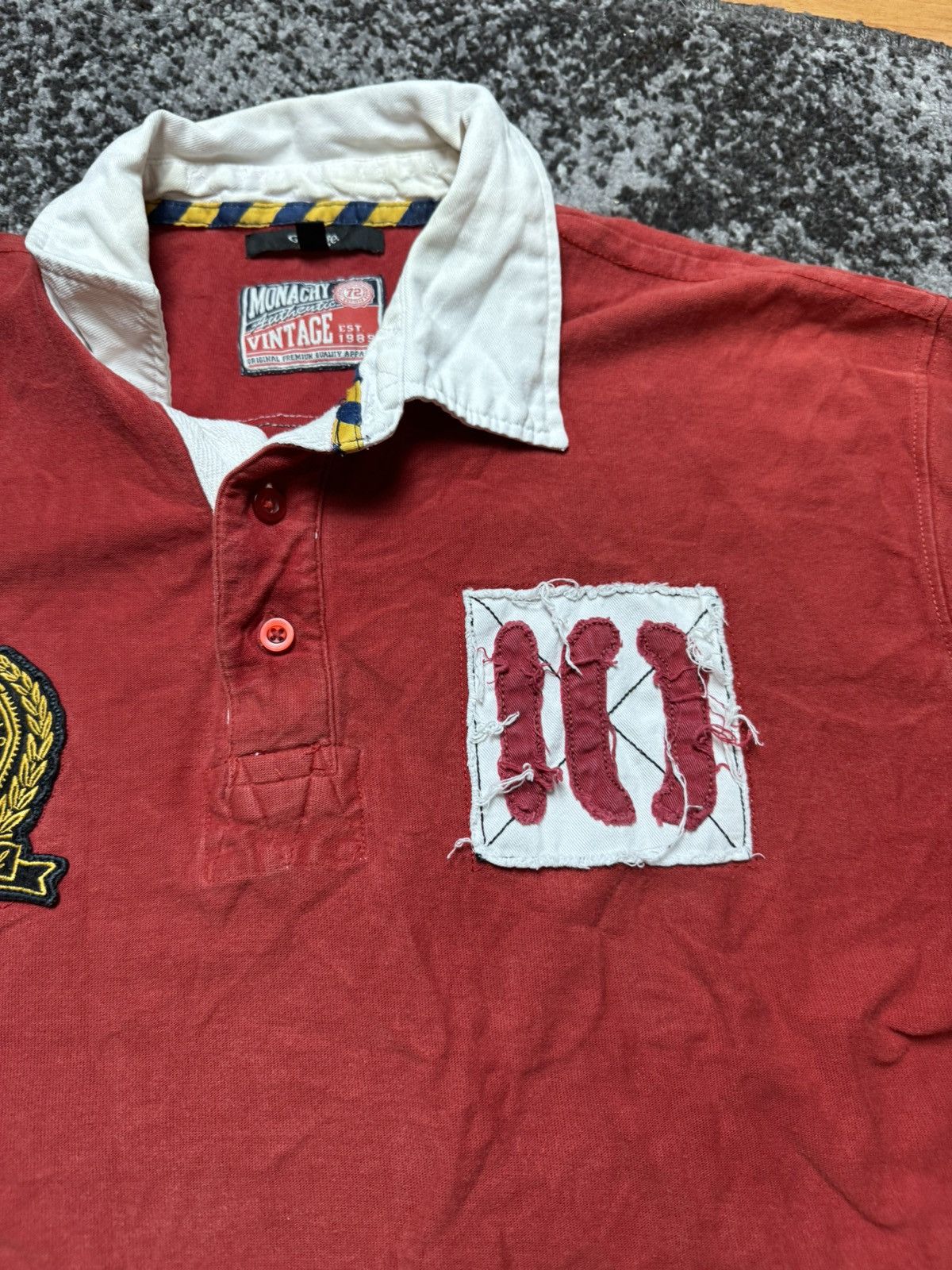George × Vintage Vintage Y2K George Lauren Style Embroidered Logo Polo Size US XL / EU 56 / 4 - 3 Thumbnail