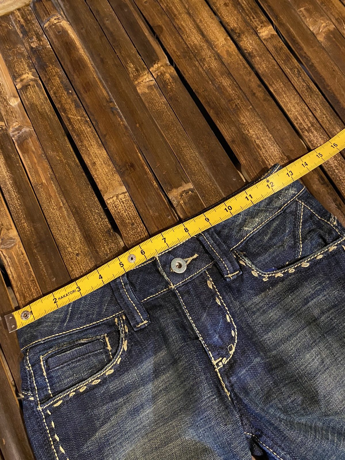 Japanese Brand ANTIK DENIM IFSIXWASNINE STYLE PANTS Size 26" / US 2 / IT 38 - 12 Thumbnail