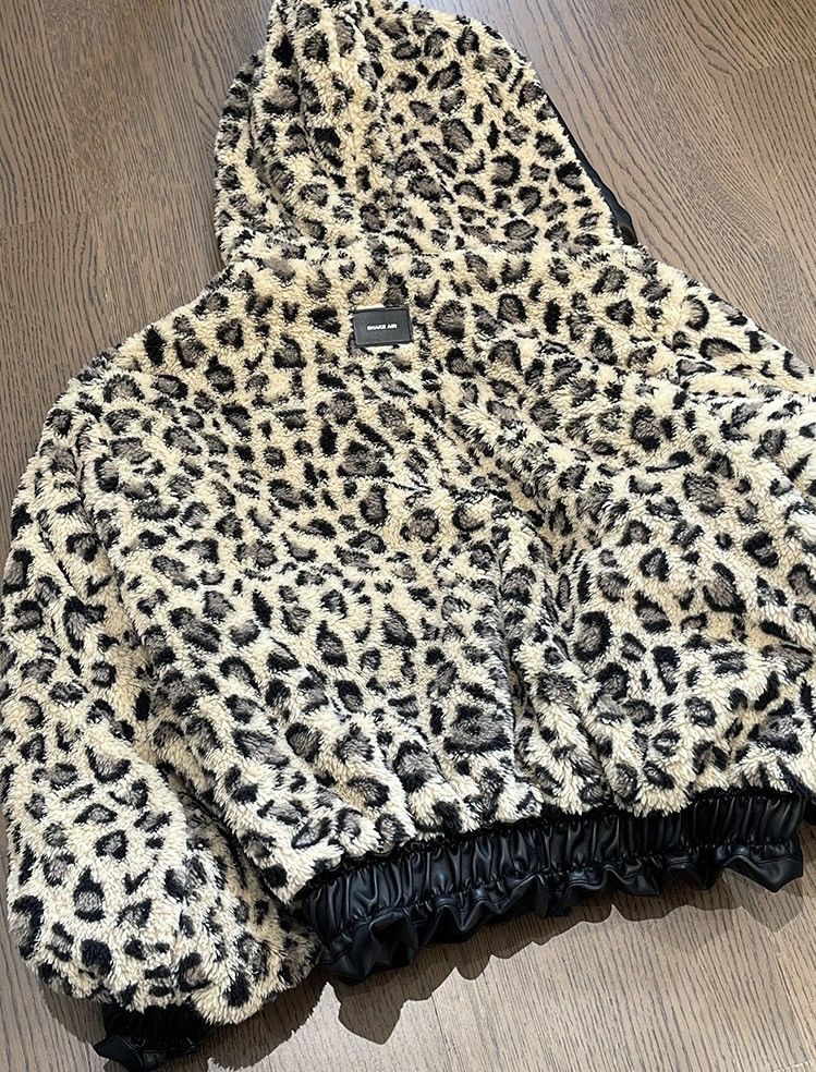 Japanese Brand × Vintage Premium punk reversible faux leather leopard hooded jacket Size US XXL / EU 58 / 5 - 10 Thumbnail