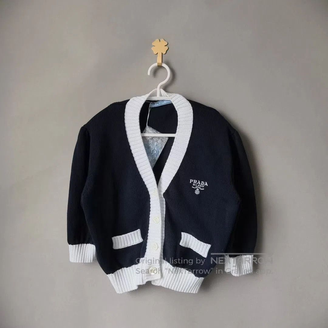 Prada Prada Women's Black Knit Cardigan. Size S / US 4 / IT 40 - 1 Thumbnail