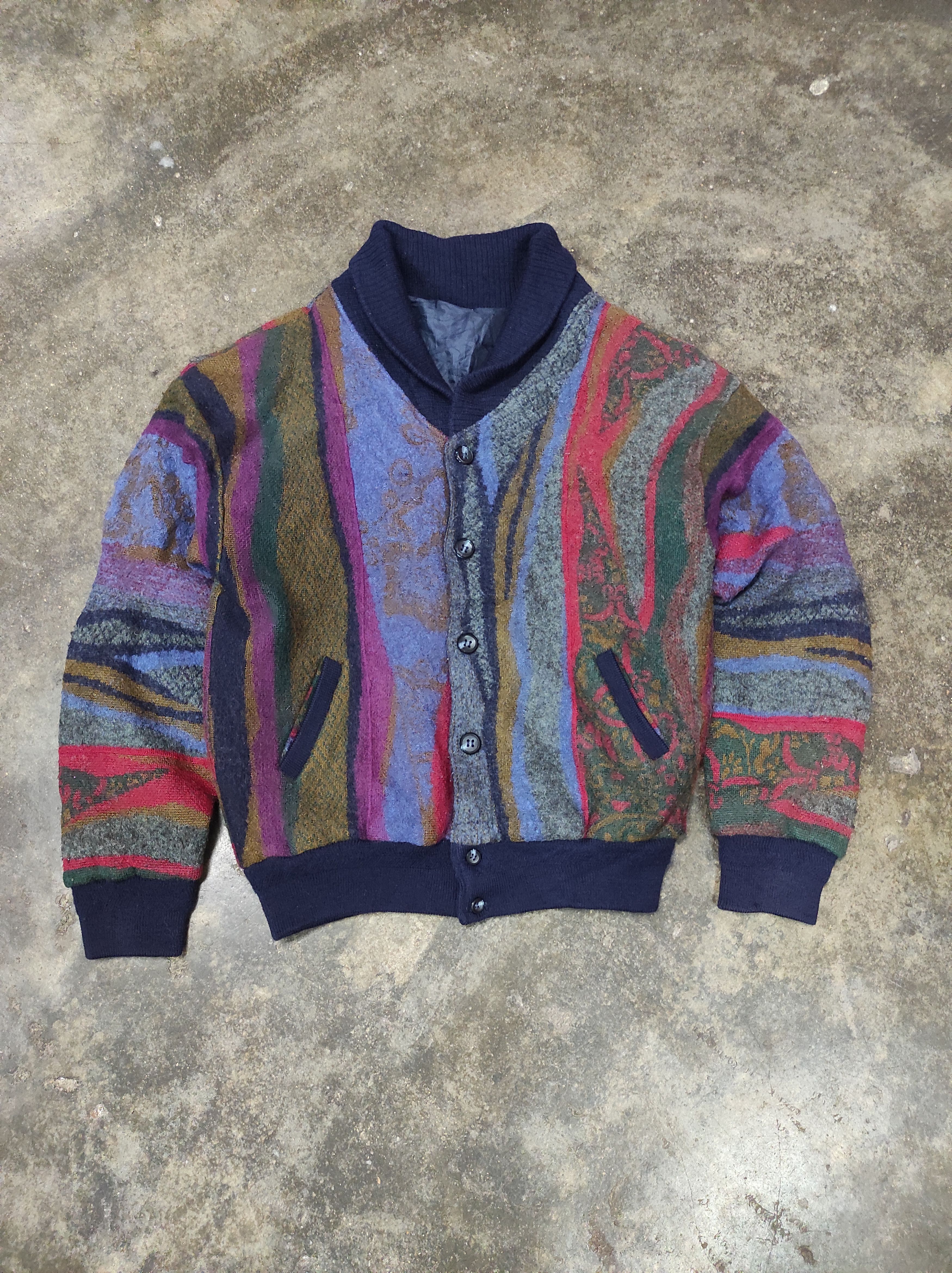 Other MODIGLIANI UOMO COORDWEAR ITALY KNIT JACKET SWEATER Size US L / EU 52-54 / 3 - 1 Thumbnail