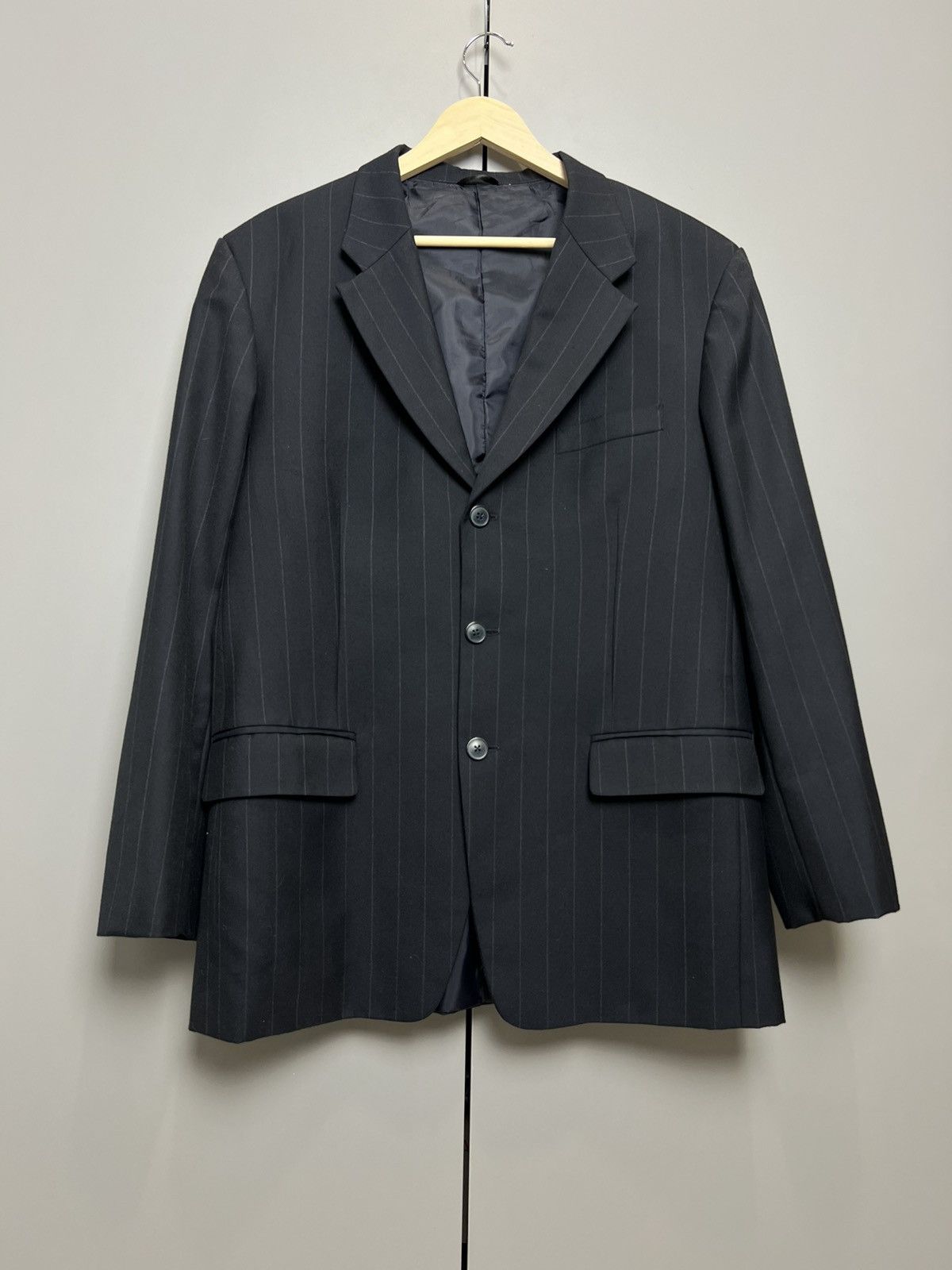 Gianni Versace Couture Vintage Men's Striped Jacket Blazer