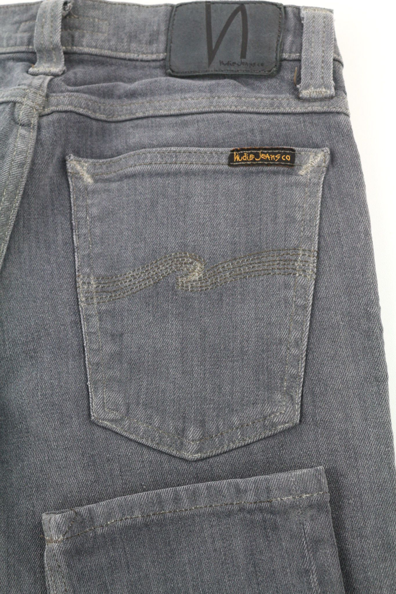 Nudie Jeans TIGHT LONG JOHN W26/L34 Organic Charcoal Slim Fit 80673 Size 26" / US 2 / IT 38 - 5 Thumbnail
