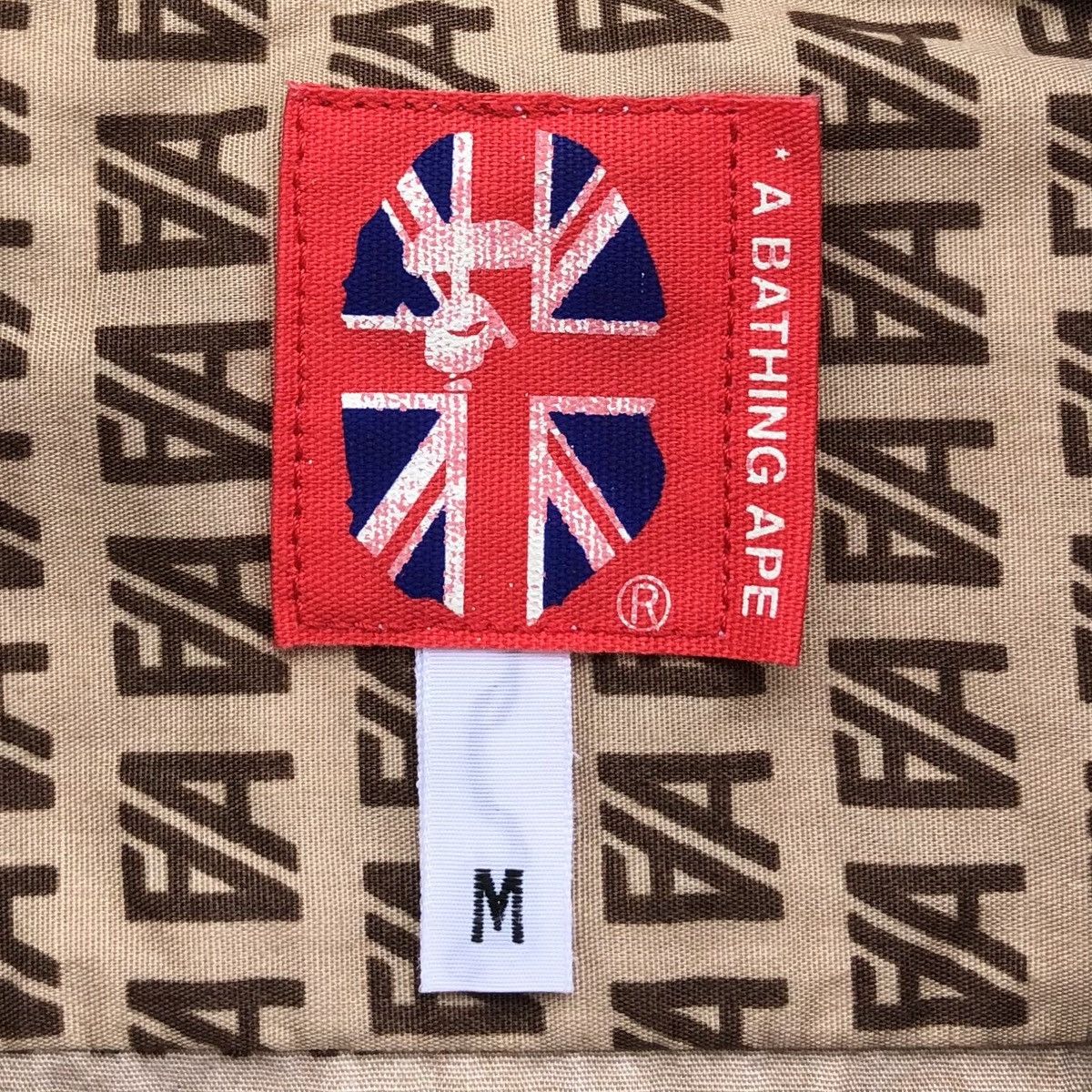 Bape BA Monogram Button Up S/S Shirt Size US M / EU 48-50 / 2 - 10 Thumbnail