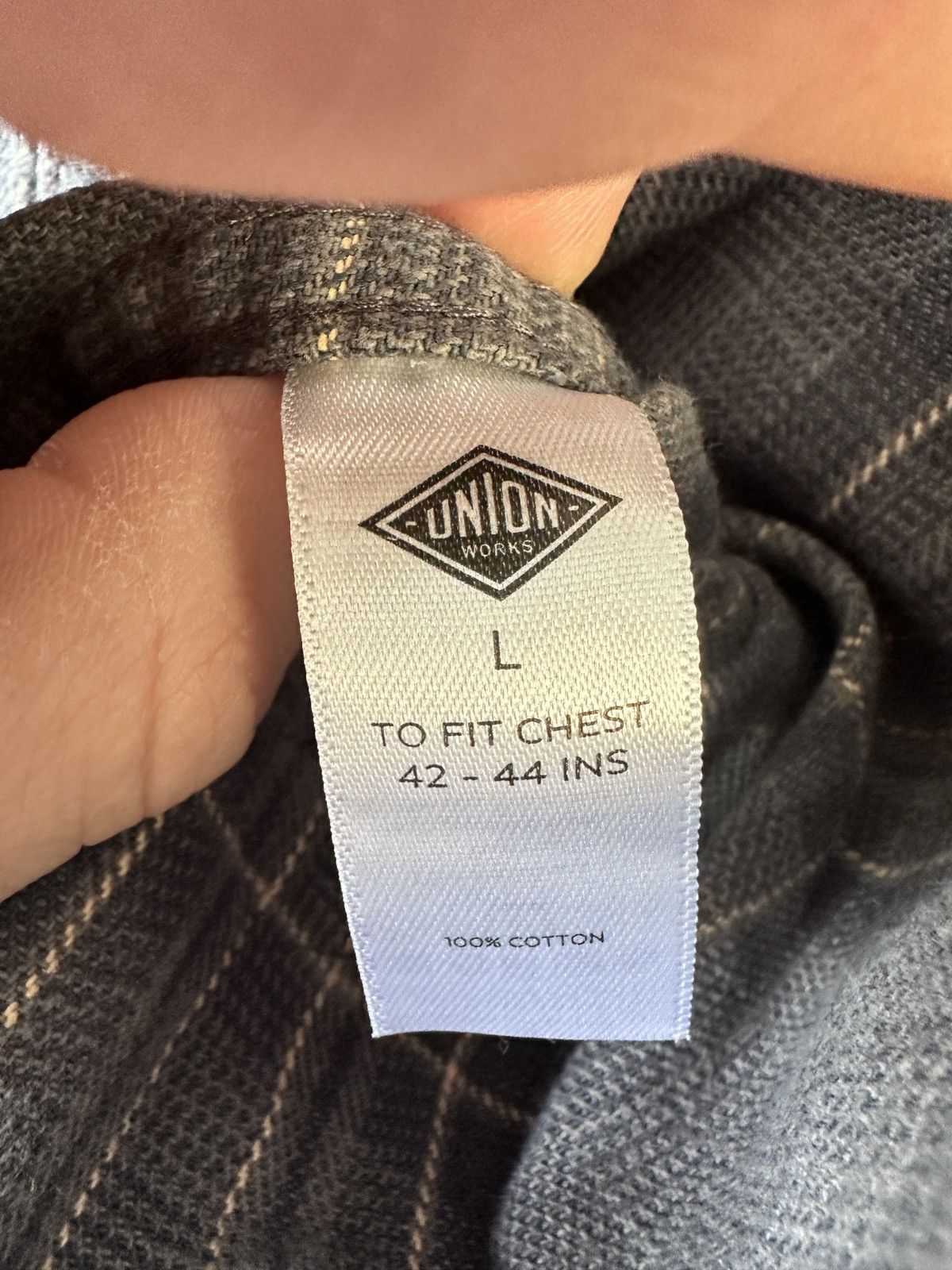 Other Union Works Plaid Flannel Shirt Check Long Sleeve Workwear L Size US L / EU 52-54 / 3 - 10 Thumbnail