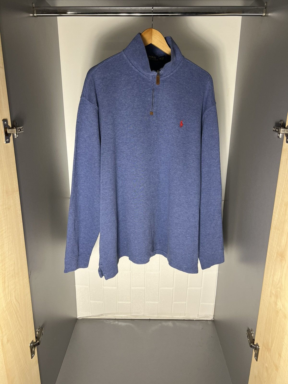 Polo Ralph Lauren VINTAGE POLO RALPH LAUREN 1/3 ZIP SWEATER DESIGNER CASUAL Size US XXL / EU 58 / 5 - 2 Thumbnail