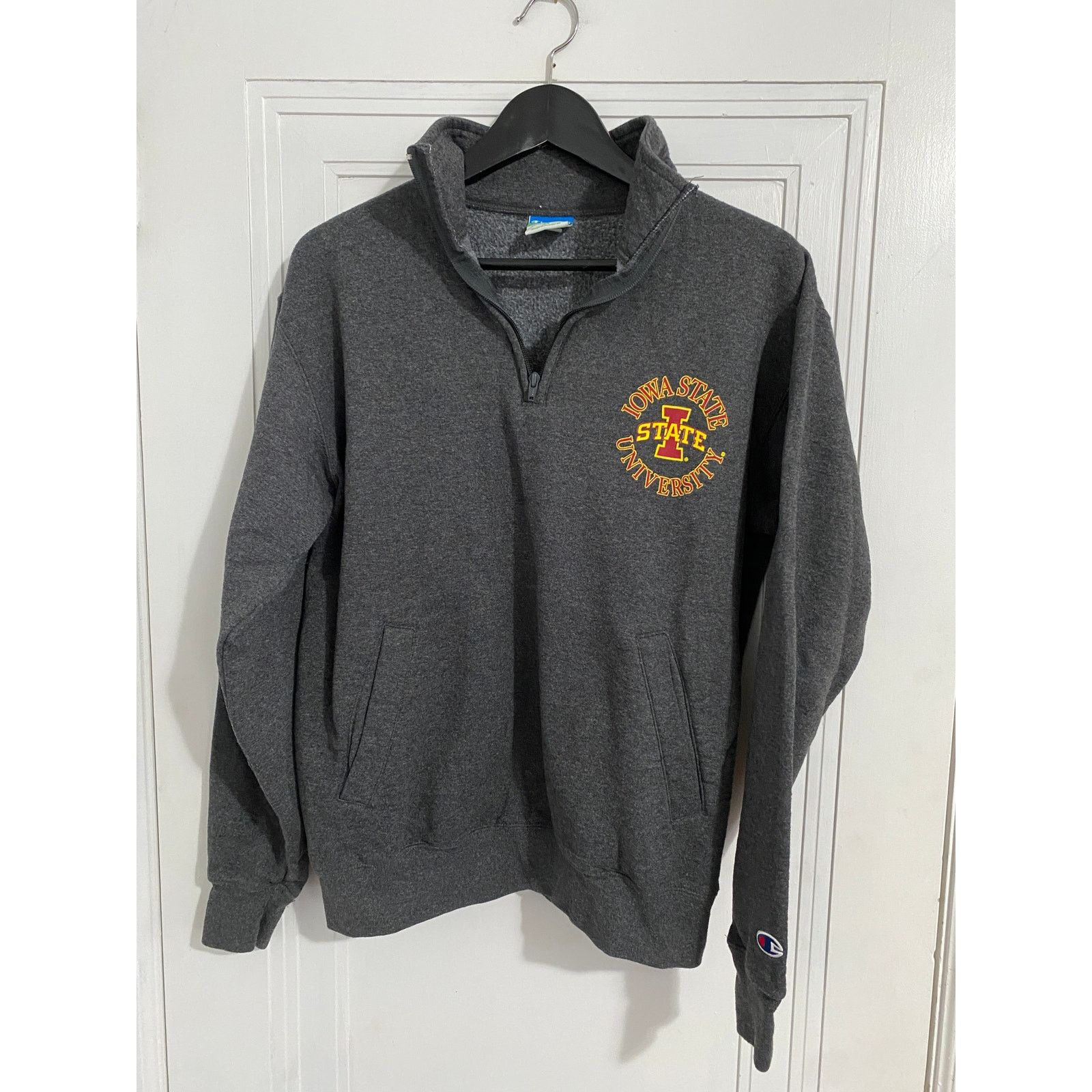 Champion Iowa State Cyclones 1/4-Zip Sweatshirt Size Medium Size US M / EU 48-50 / 2 - 1 Thumbnail