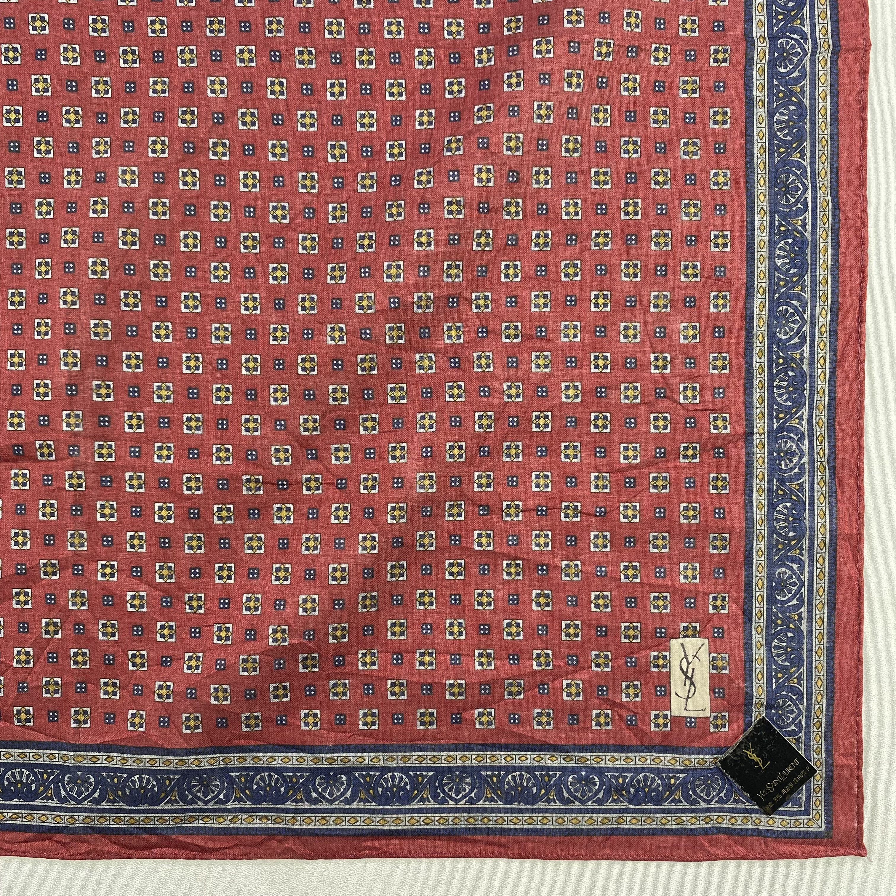 Vintage Yves Saint Laurent Bandana/ Handkerchief / Neckerchief Size ONE SIZE - 3 Thumbnail