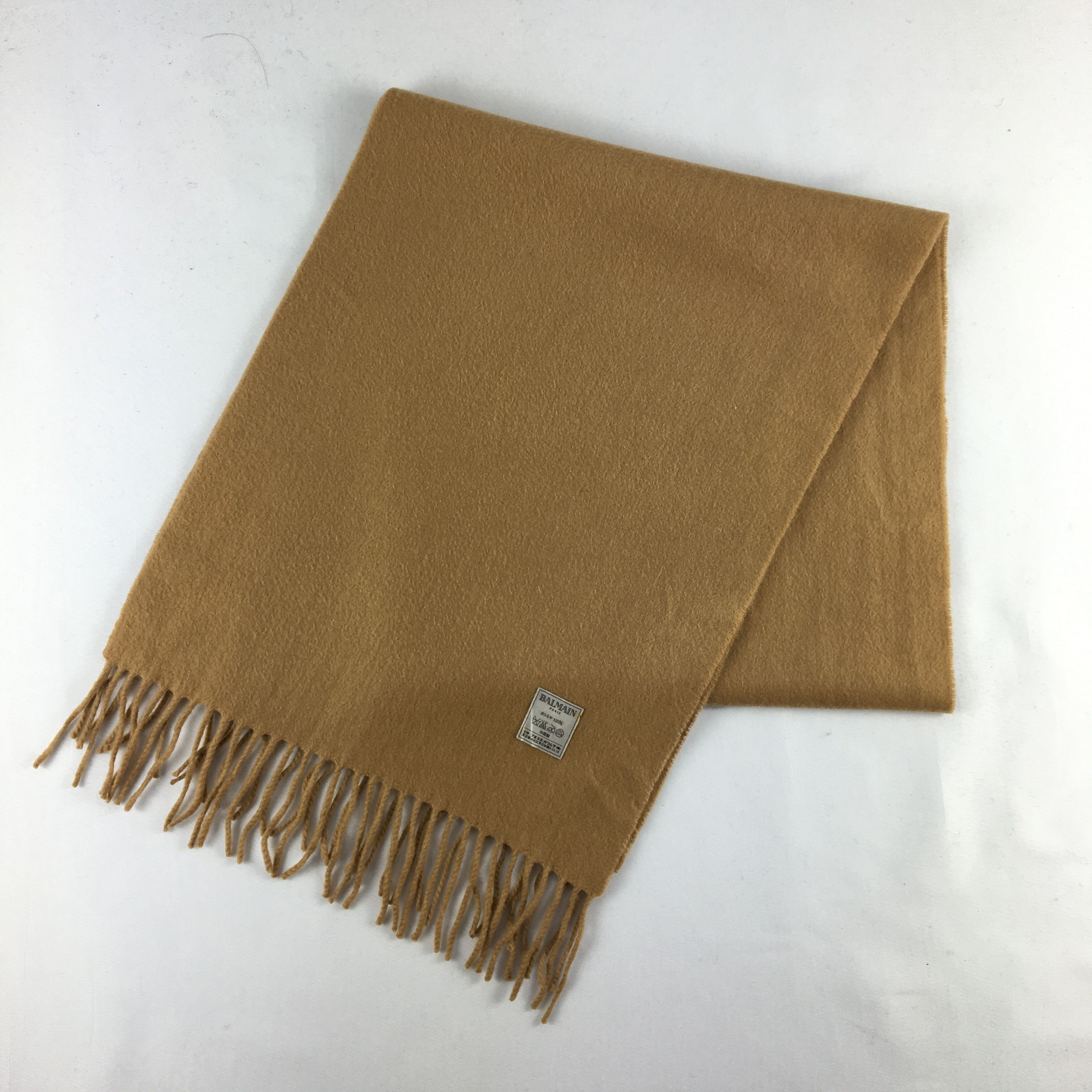 Pierre Balmain Vintage Balmain Scarf Muffler Wool Cashmere Scarves Size ONE SIZE - 3 Thumbnail
