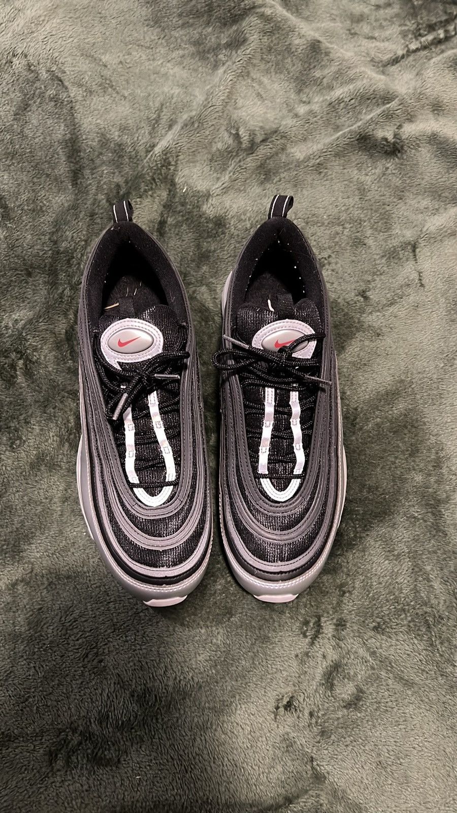 Nike Nike airmax 97 black silver size 11 Size US 11 / EU 44 - 1 Thumbnail