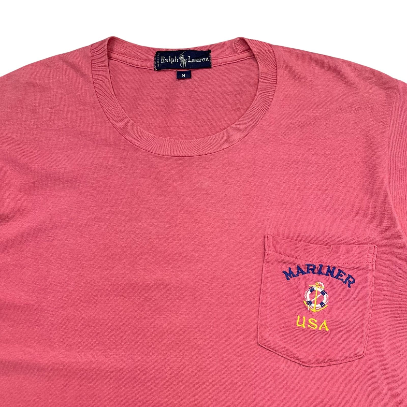 Polo Ralph Lauren RARE VTG 90s POLO RALPH LAUREN MARINER EMBROIDERED T-SHIRT Size US M / EU 48-50 / 2 - 2 Thumbnail