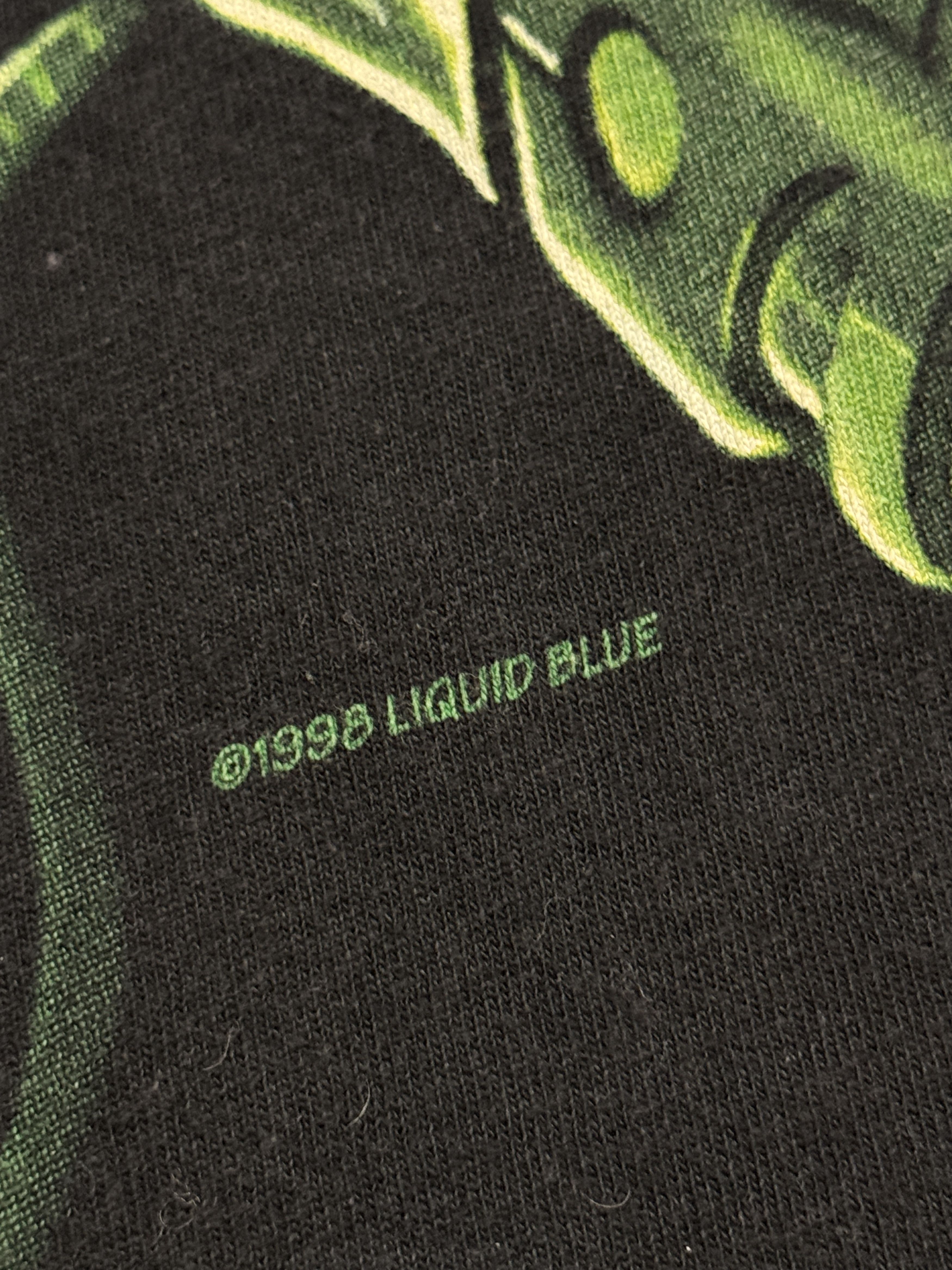 Liquid Blue Vintage 1998 Liquid Blue Biomech Skull Tee Size US L / EU 52-54 / 3 - 6 Thumbnail