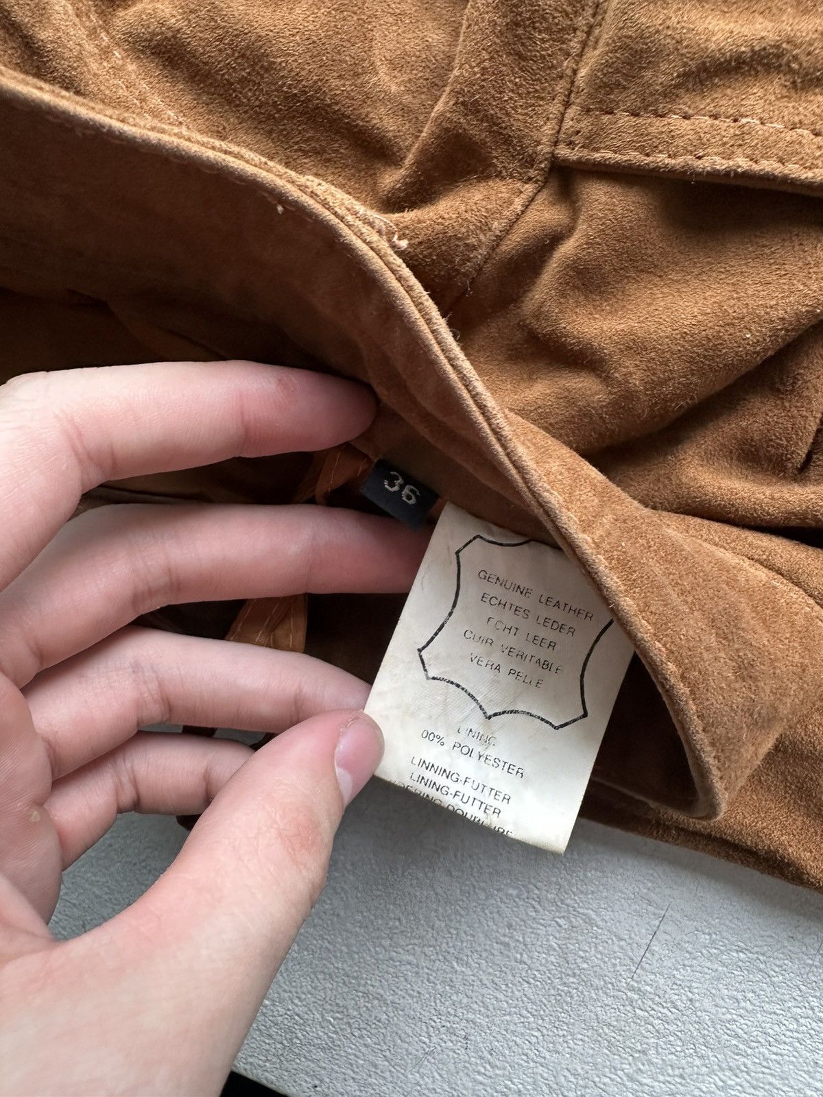 Leather 🚨Vintage leather pants motorcycles BROWN LUXURY Y2K Size 26" / US 2 / IT 38 - 4 Thumbnail