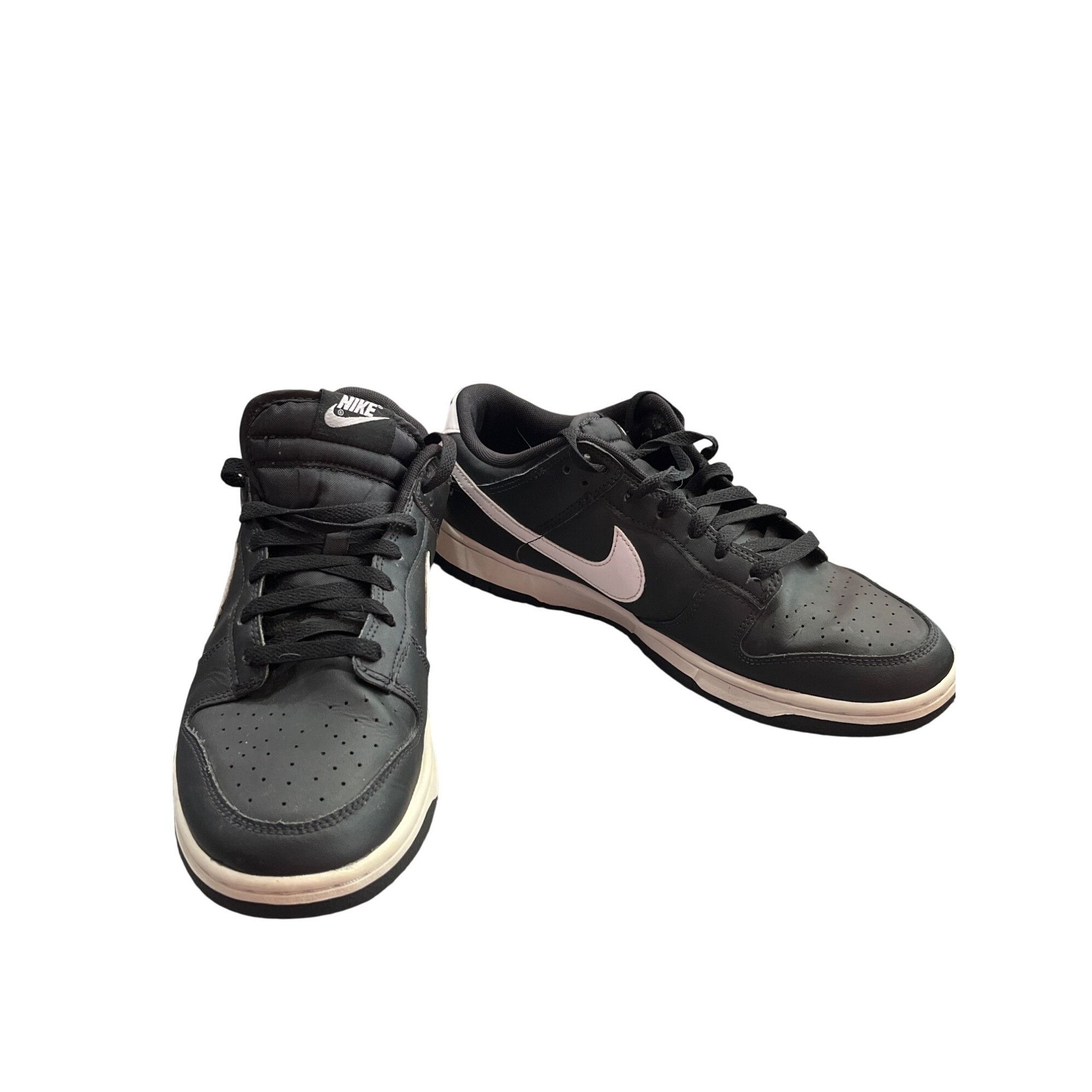 Nike Nike Mens Dunk Low Sneakers Black White Size 10 SKU 8954 Size US 10 / EU 43 - 10 Thumbnail