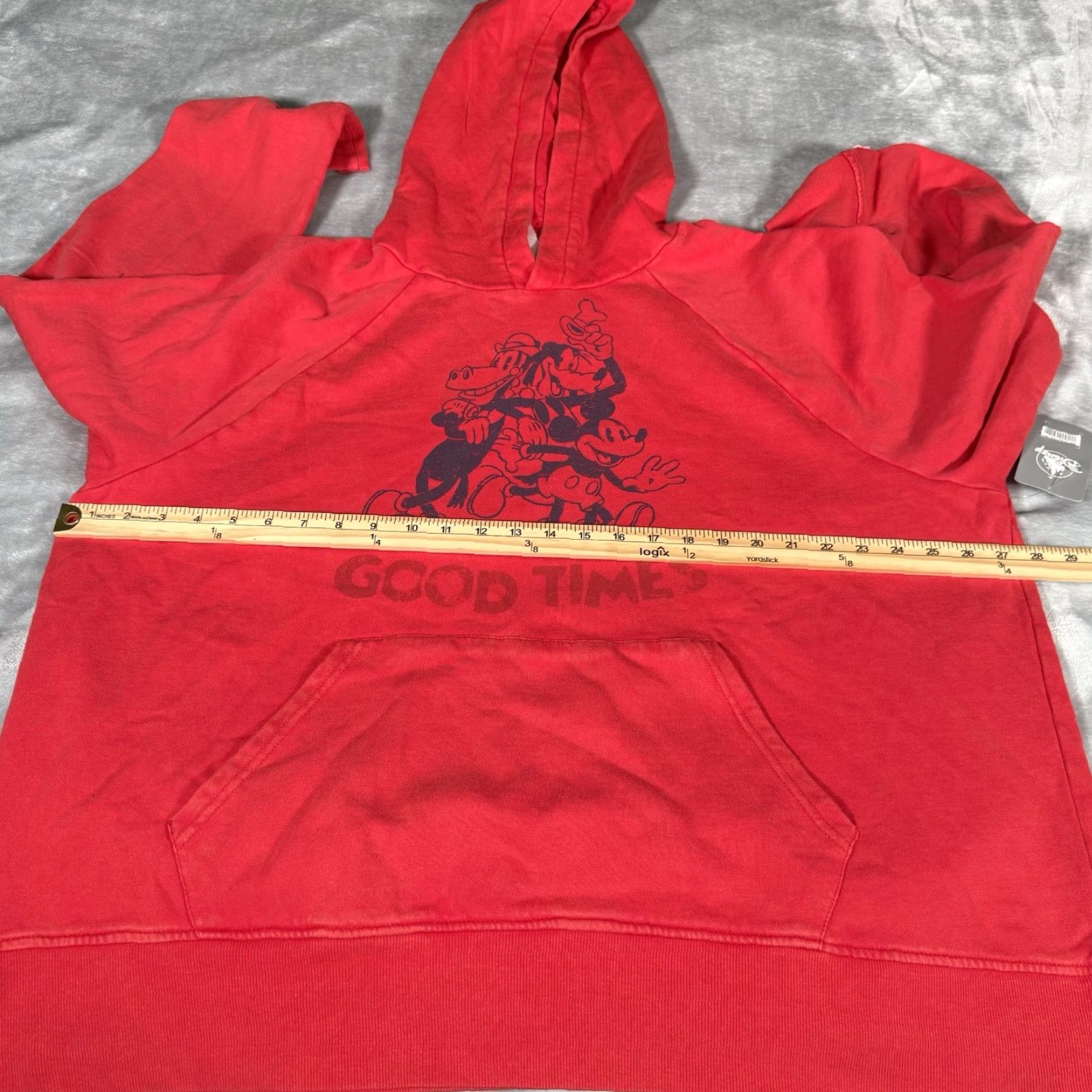 Disney Disney Hoodie Mens XL Boxy Oversized Fit Washed Red NEW Graphic Print Crew Neck Pullover Sweatshirt Size XL Men Size US XL / EU 56 / 4 - 6 Thumbnail