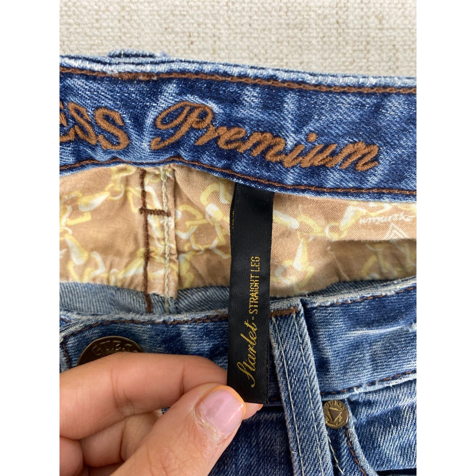 Guess Guess Premium Jeans Womens 30 Blue Denim Stretch Size 30" / US 8 / IT 44 - 9 Thumbnail