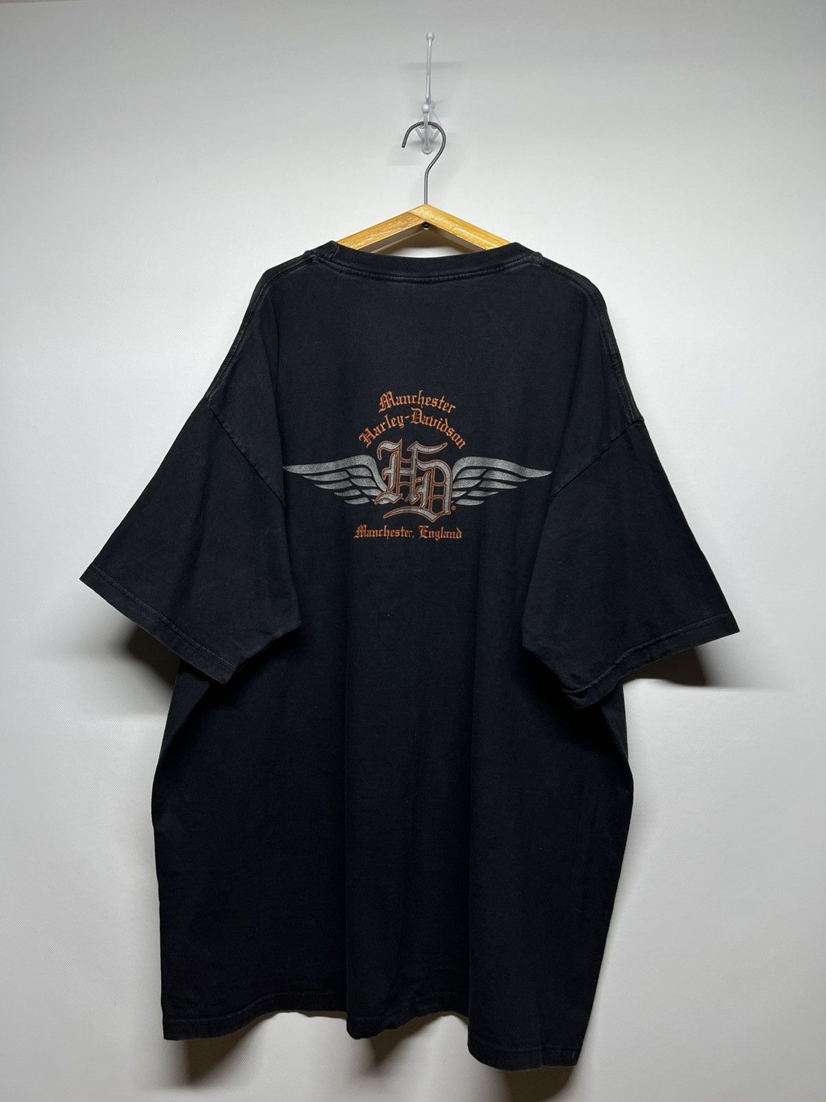 Harley Davidson × Vintage Vintage Y2k Crazy Harley Davidson Motorcycle T-Shirt 00’s Size US XXL / EU 58 / 5 - 7 Thumbnail
