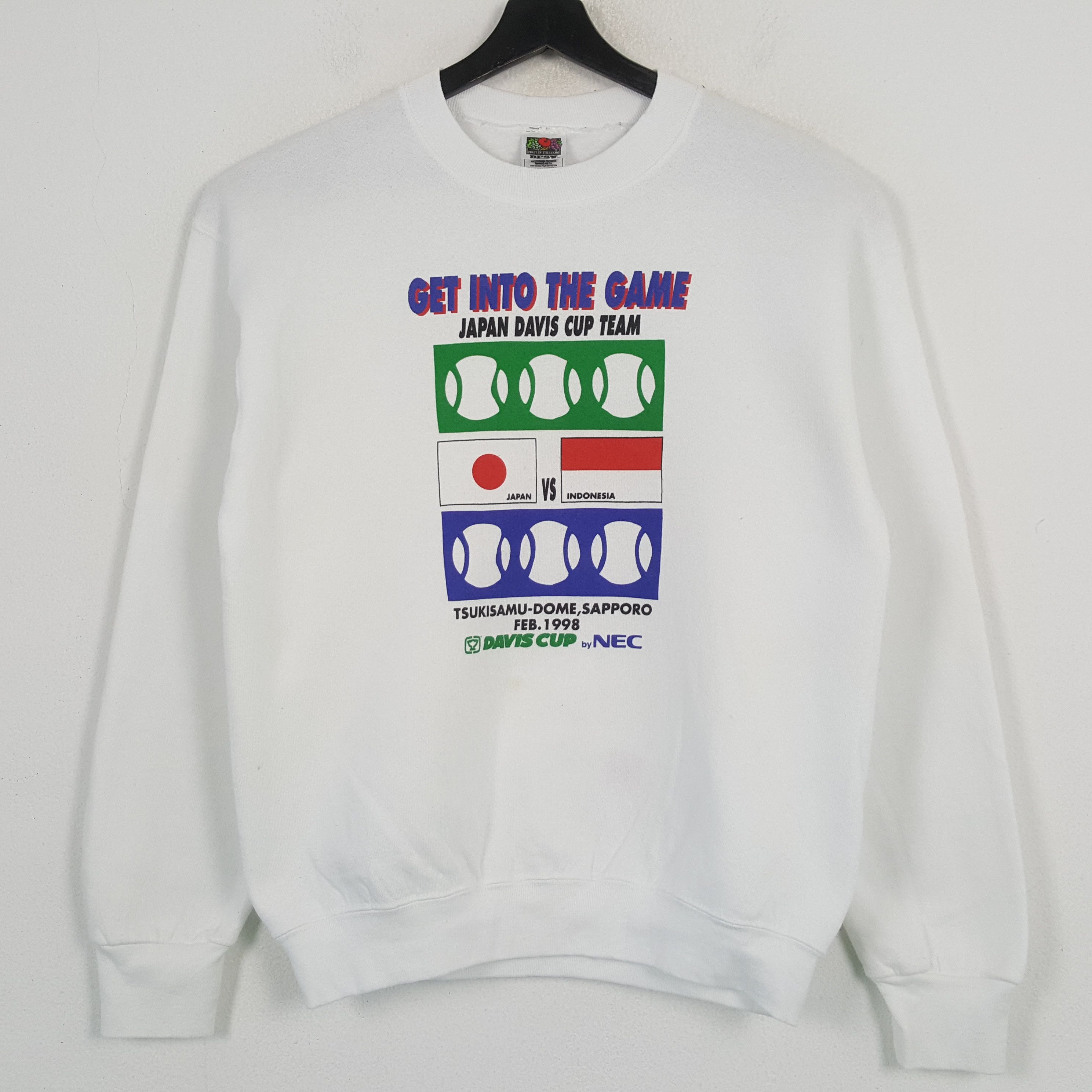 Vintage JAPAN DAVIS CUP TEAM Vintage Sweatshirt C287N32 Size US M / EU 48-50 / 2 - 1 Thumbnail