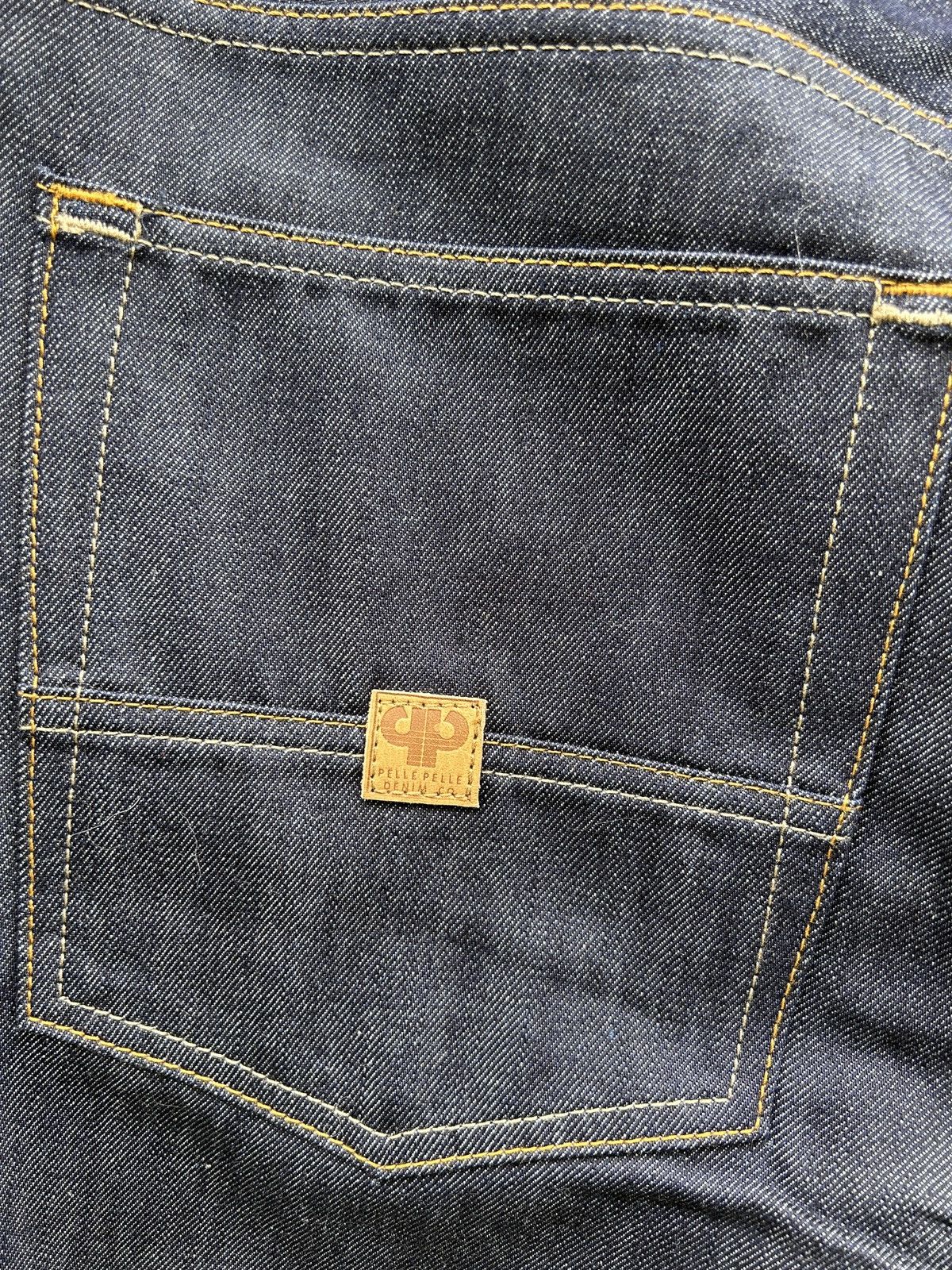 Pelle Pelle Pelle Pelle Cross Fit Indigo Raw Denim Jeans W38 L34 Size US 38 / EU 54 - 4 Thumbnail
