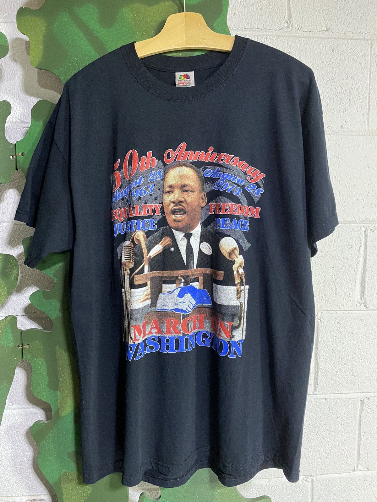 Vintage MLK 50th anniversary March on Washington tshirt (size XL) Size US XL / EU 56 / 4 - 1 Thumbnail