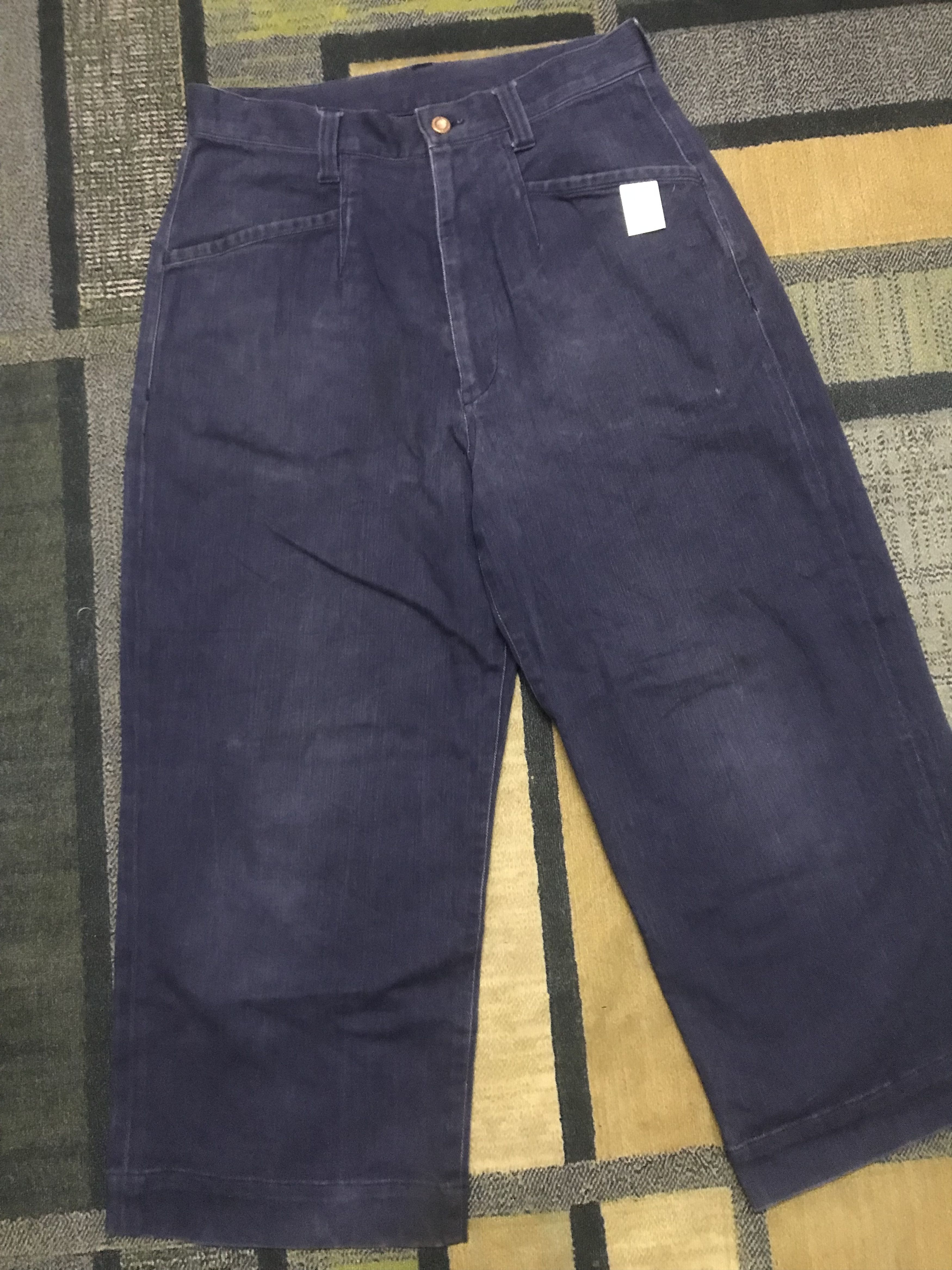 Japanese Brand × N.Hoolywood Mister Hoolywood - N.Hoolywood - Wide Leg Ankle Pant Size US 29 - 2 Thumbnail