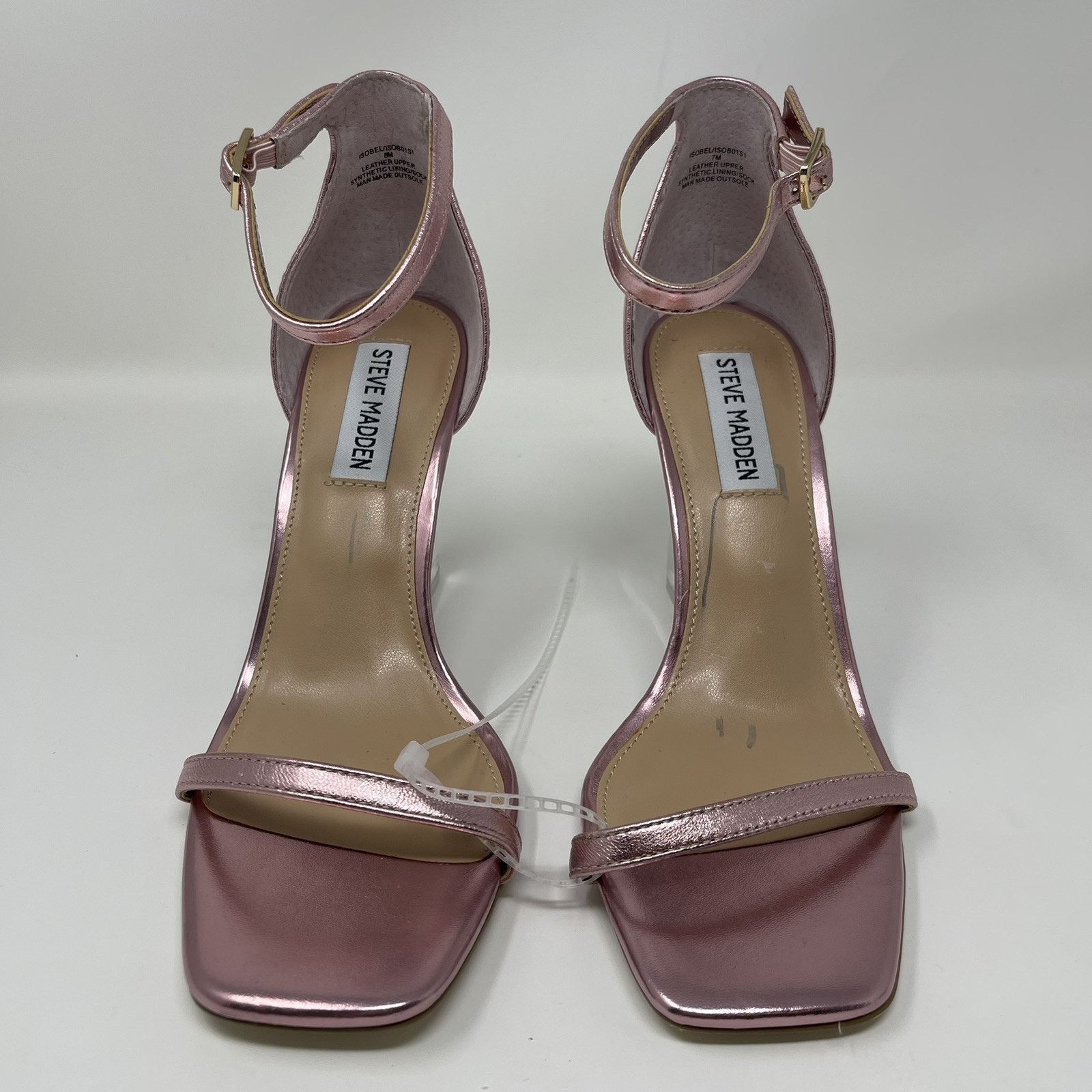Steve Madden Steven Madden Isobel Sandals 10M Pink Metallic Clear Wedge Size US 10 / IT 40 - 5 Thumbnail