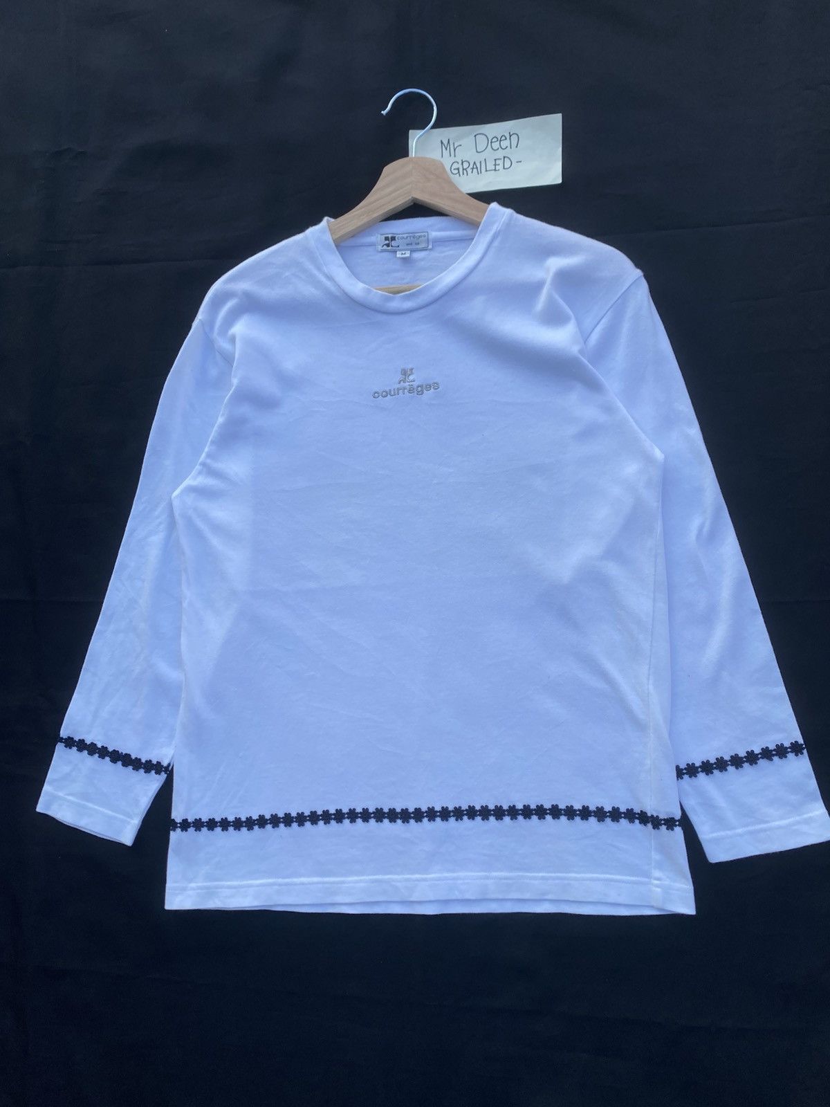 Courreges Rare Vintage Courreges Longsleeve Shirt Size M / US 6-8 / IT 42-44 - 3 Thumbnail