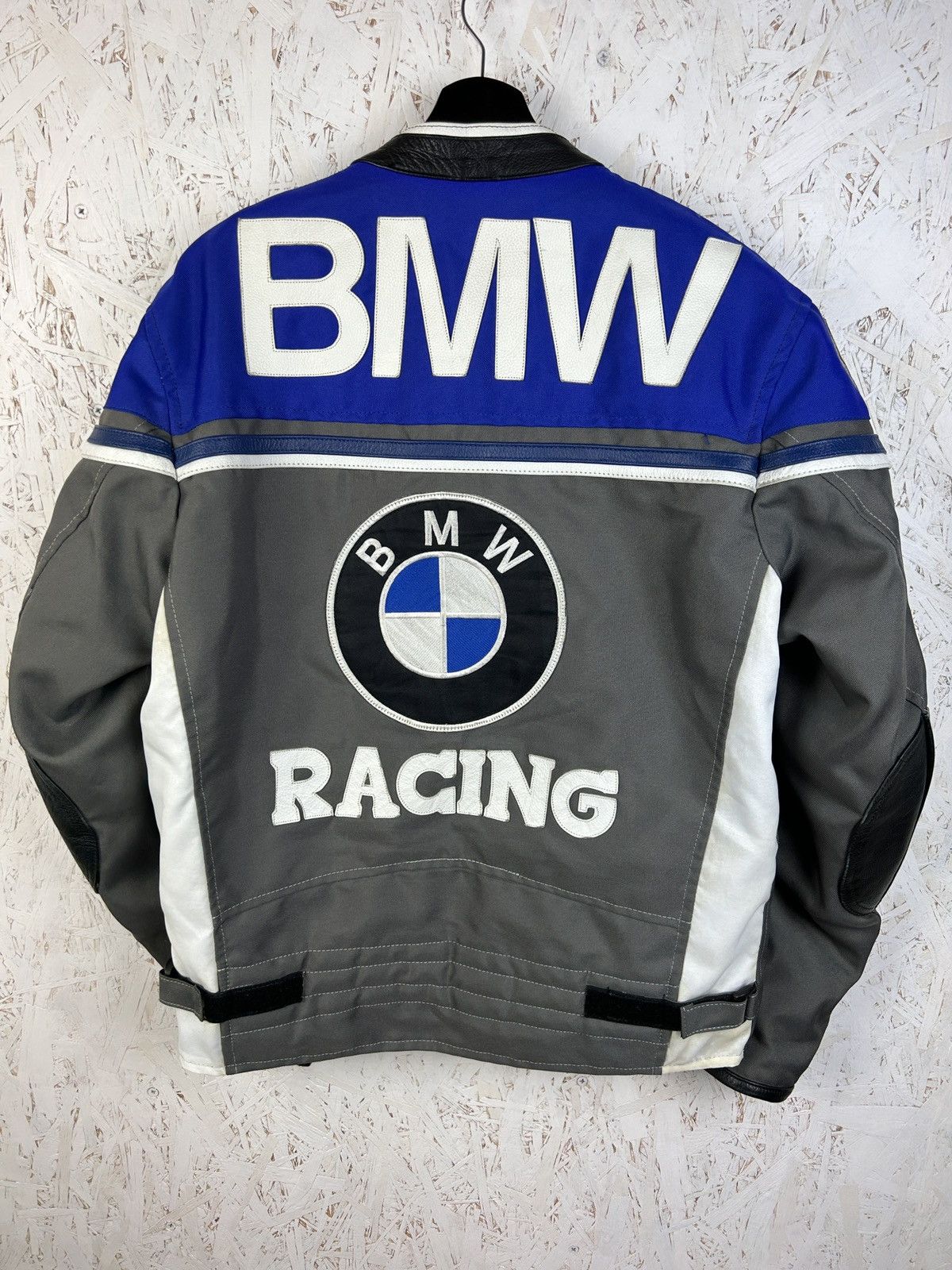 BMW Vintage BMW Racing Michelin Goodyear Leather Inserts Jacket Size US M / EU 48-50 / 2 - 7 Thumbnail