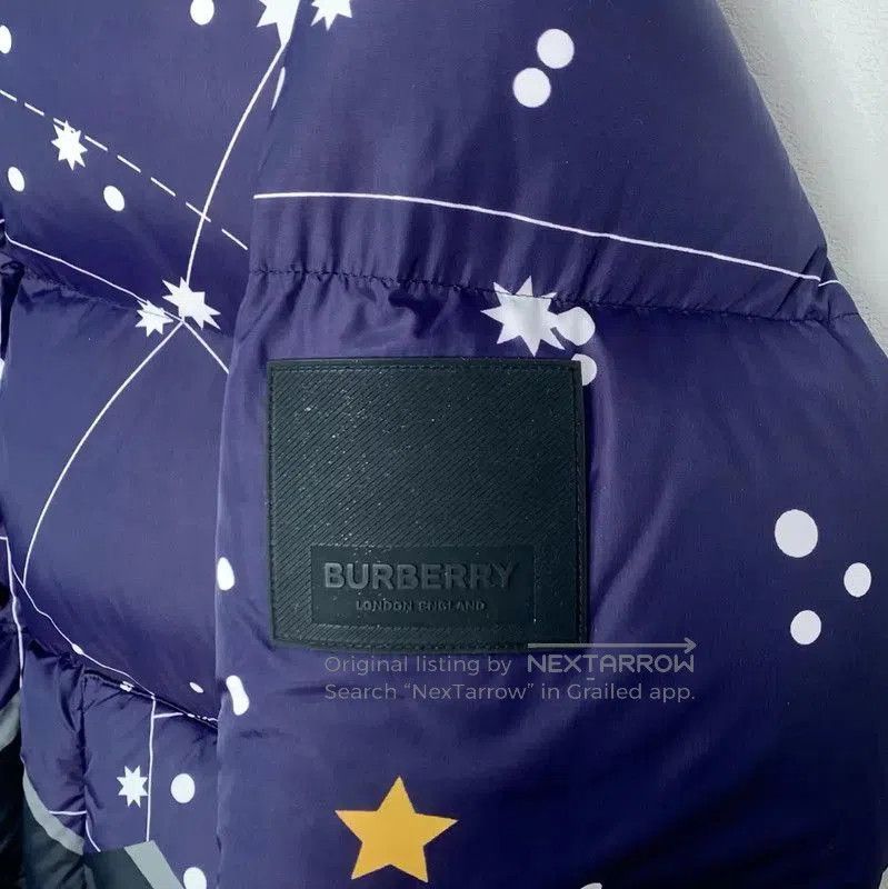 Burberry Burberry Men's Blue Down Jacket in Size M. Size US M / EU 48-50 / 2 - 5 Thumbnail