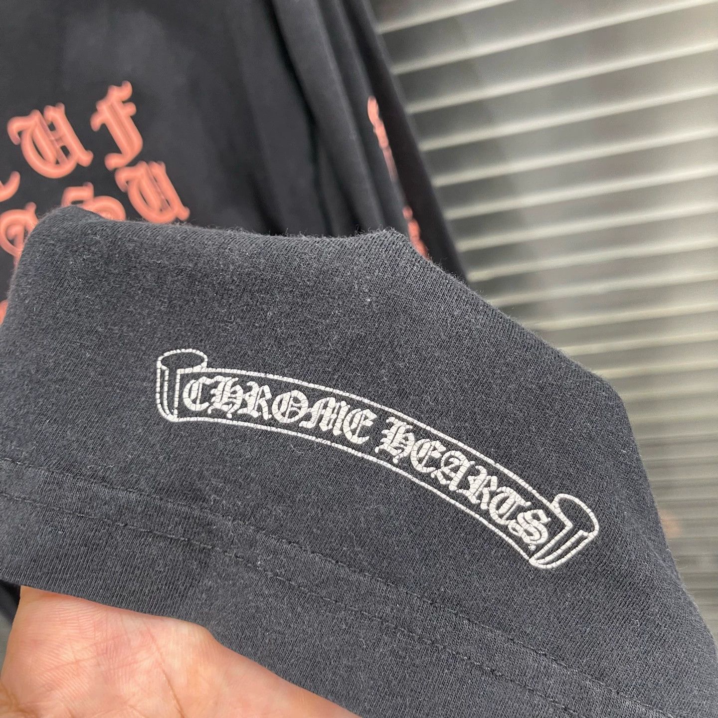 Chrome Hearts Chrome Hearts Red Sanskrit Back Print Long Sleeve M 95 New Size US M / EU 48-50 / 2 - 7 Thumbnail