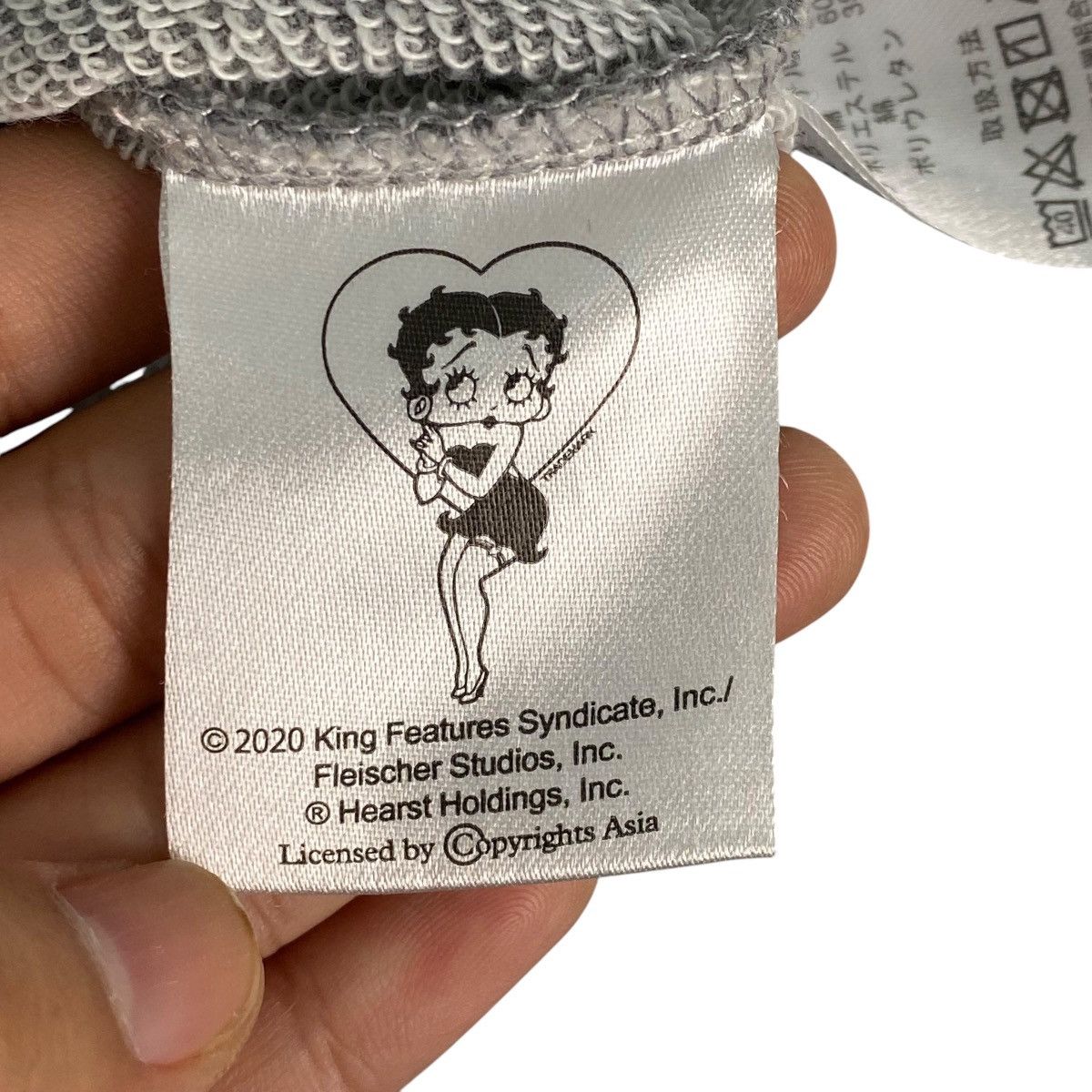 Vintage Vintage Betty Boop Printed Crewneck Sweatshirt Gray Size LL Size L / US 10 / IT 46 - 6 Thumbnail