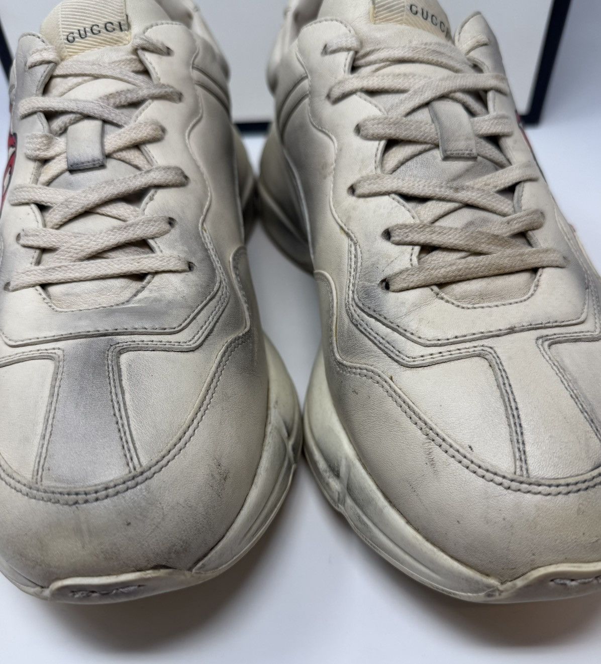 Gucci Gucci Rhyton Lips Leather Sneaker Size US 10.5 / EU 43-44 - 7 Thumbnail
