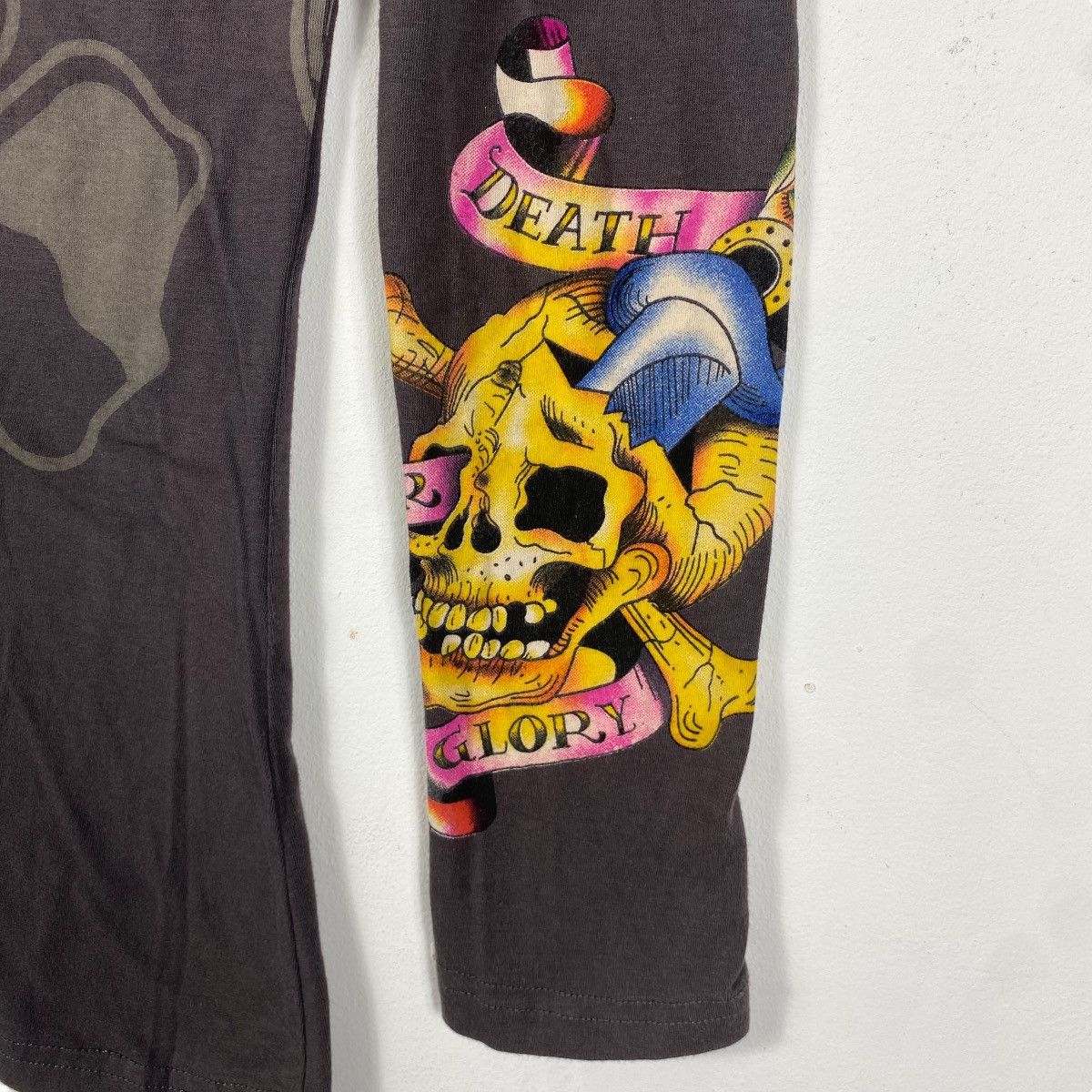 Ed Hardy ED HARDY Tattoo Full Print Women Long Sleeve Tee Shirt Size US M / EU 48-50 / 2 - 7 Thumbnail