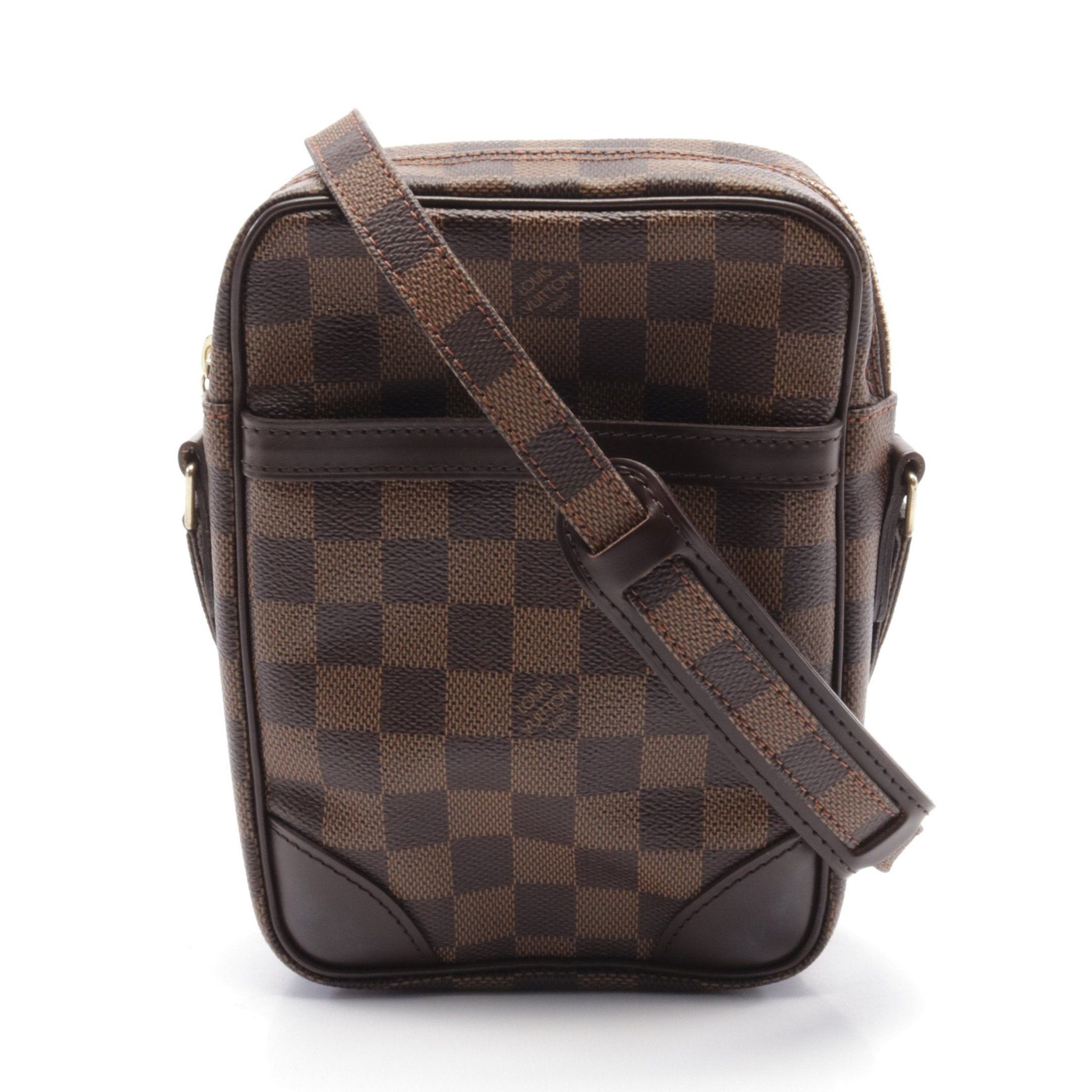 Louis Vuitton Louis Vuitton Danube Damier Ebene Shoulder Bag Leather Brown Special Order Size ONE SIZE - 1 Thumbnail