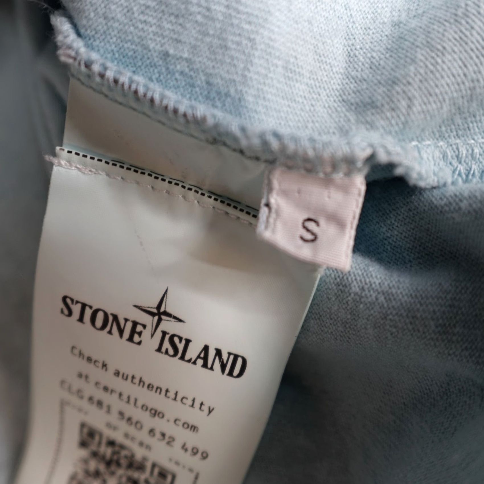 Stone Island Stone Island Mens Shirt Small Blue Size US S / EU 44-46 / 1 - 7 Thumbnail