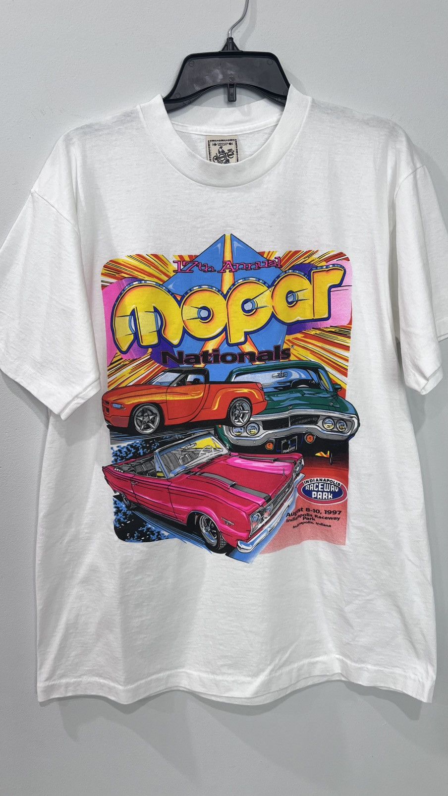 Vintage 1997 17th Mopar Nationals / Indianapolis Raceway Park Tee Size US L / EU 52-54 / 3 - 1 Thumbnail