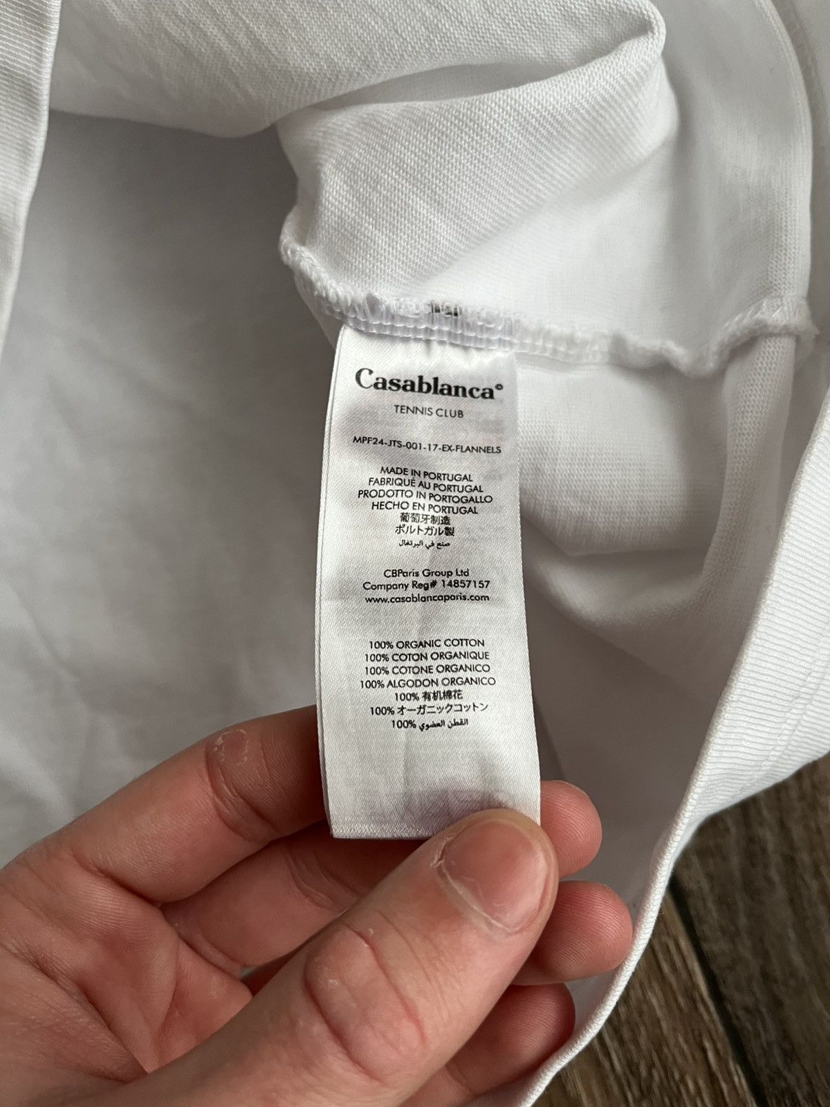 Casablanca Casablanca Tennis Club White T-Shirt Size US XL / EU 56 / 4 - 4 Thumbnail