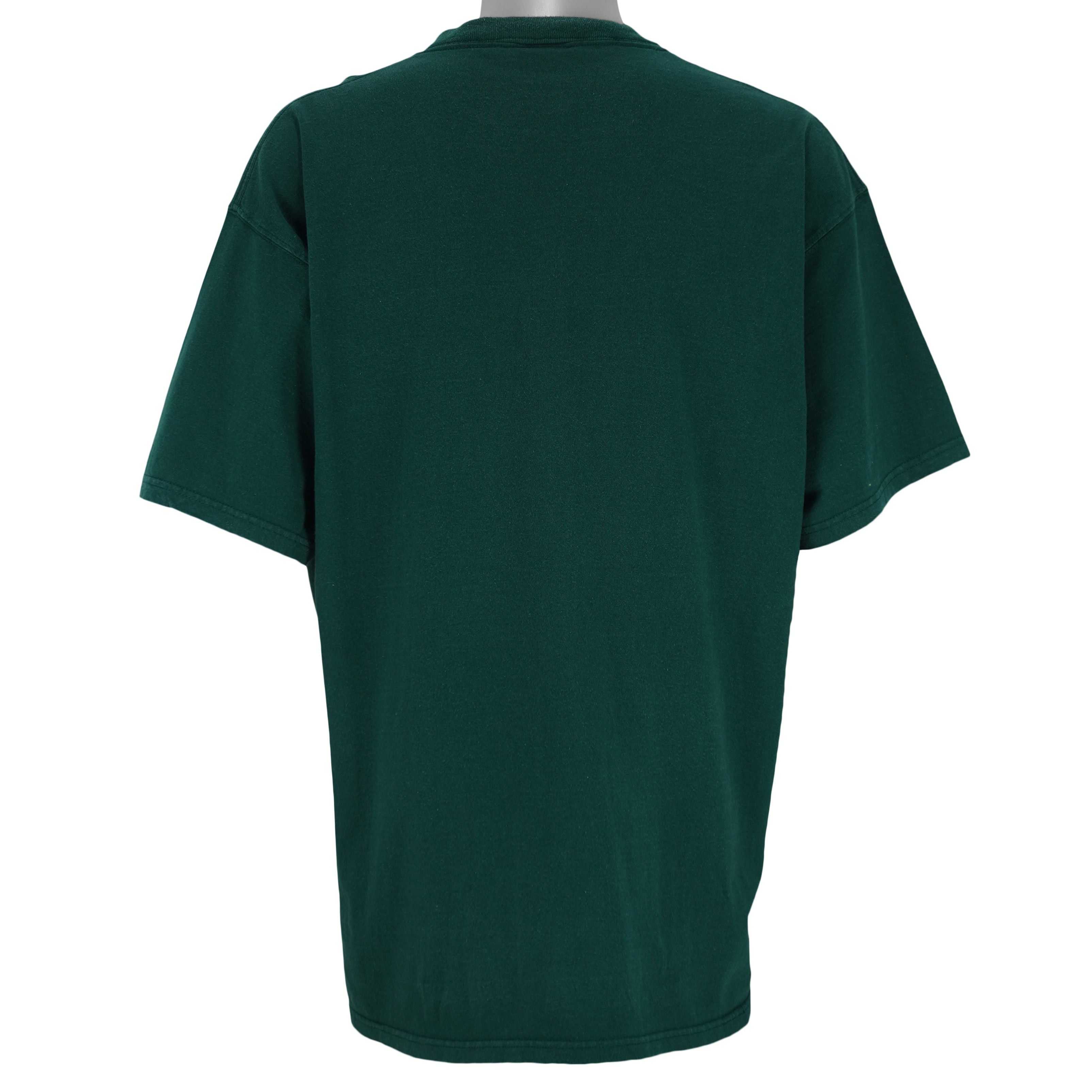 NFL New York Jets Big Logo & Helmet T-Shirt 2000s Size US XXL / EU 58 / 5 - 2 Thumbnail