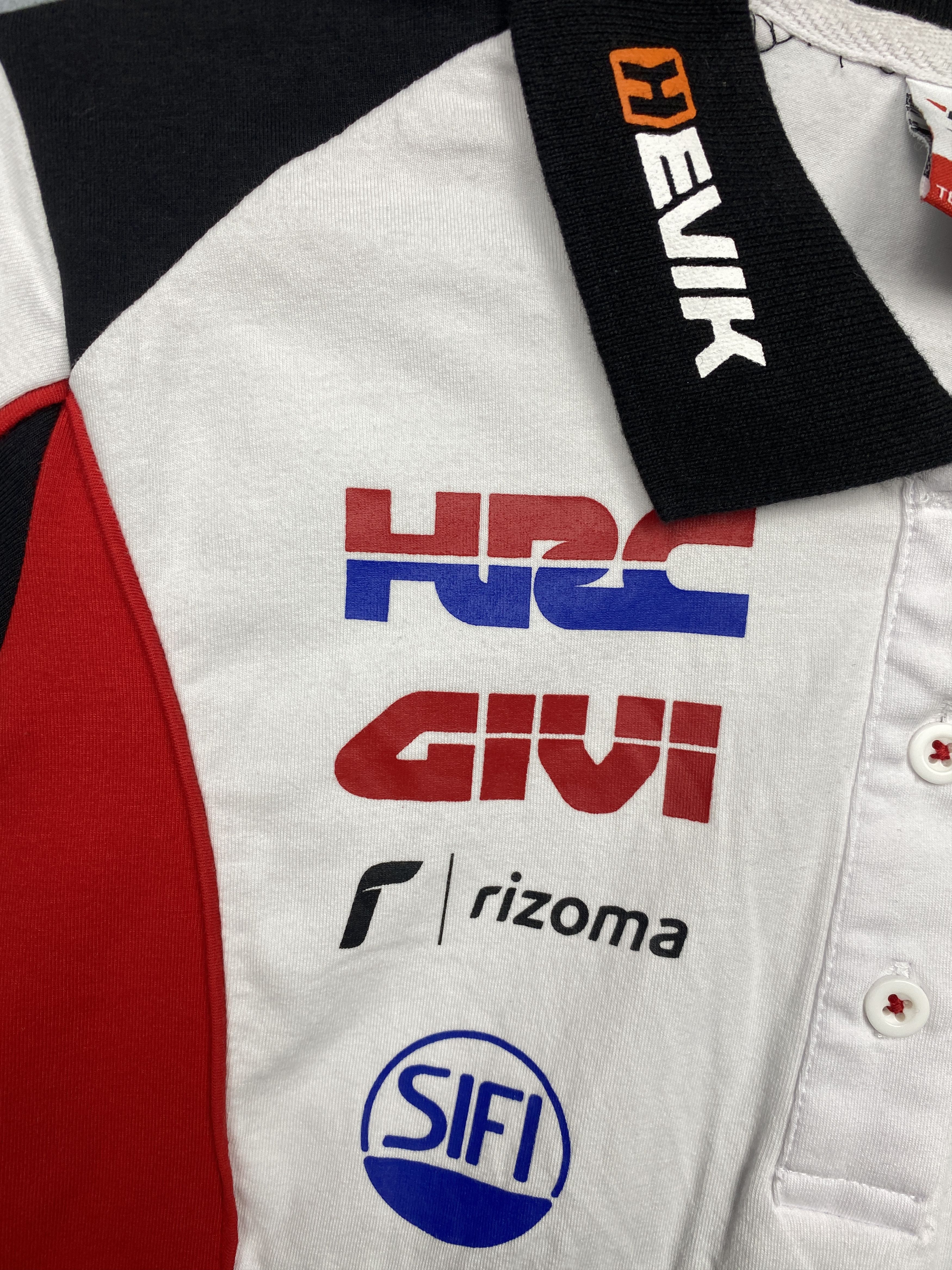 Honda × Vintage Honda Racing Team Vintage Womens Polo Shirt Size M / US 6-8 / IT 42-44 - 3 Thumbnail