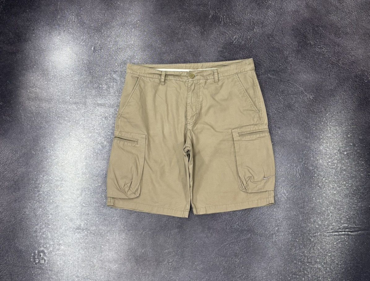 Nike Vintage Nike Y2K Military Hype Utility Swoosh Cargo Shorts Size US 36 / EU 52 - 1 Thumbnail