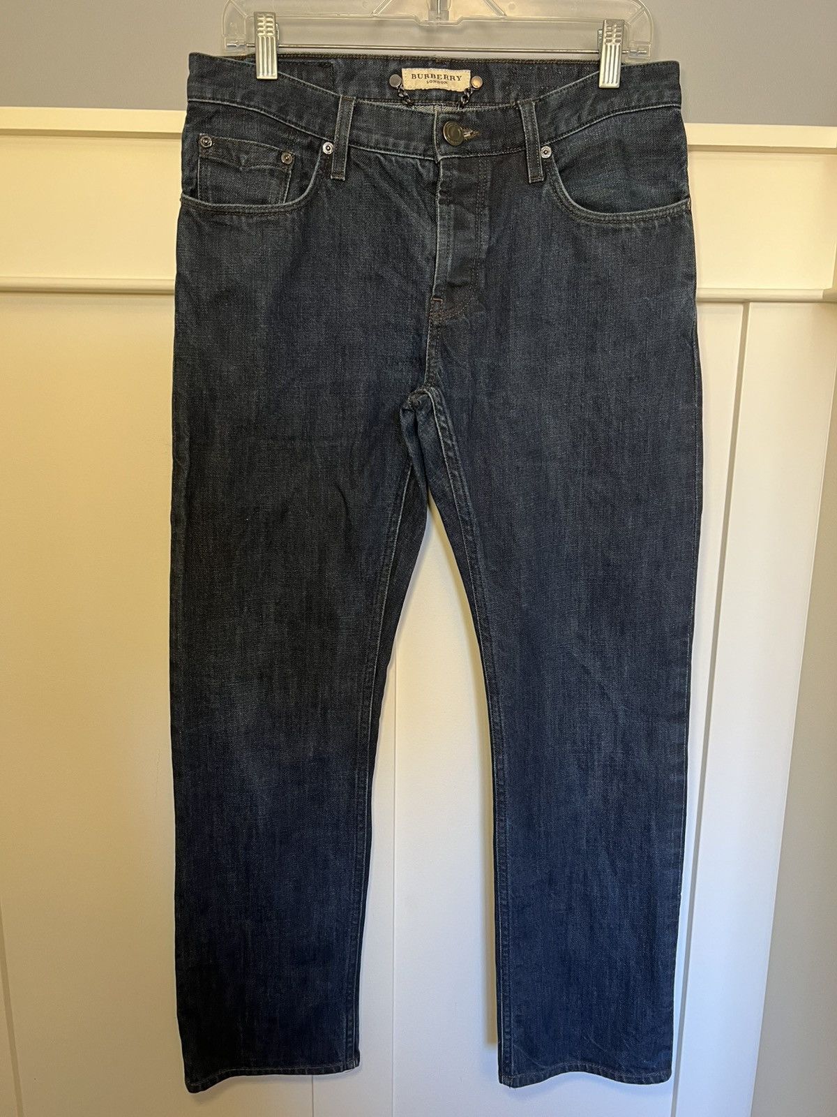 Burberry Vintage Burberry London slim blue jeans Size US 32 / EU 48 - 1 Thumbnail