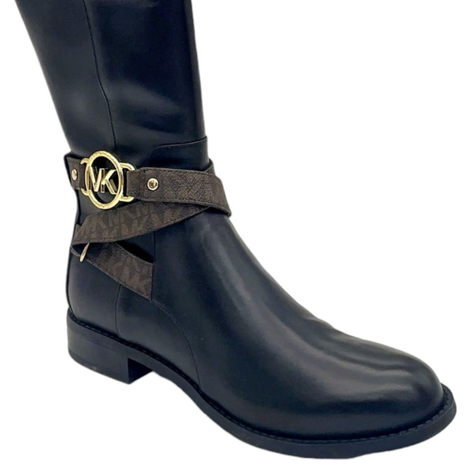 Michael Kors Michael Kors Women's Rory Leather and Logo Boot Size US 6 / IT 36 - 2 Thumbnail