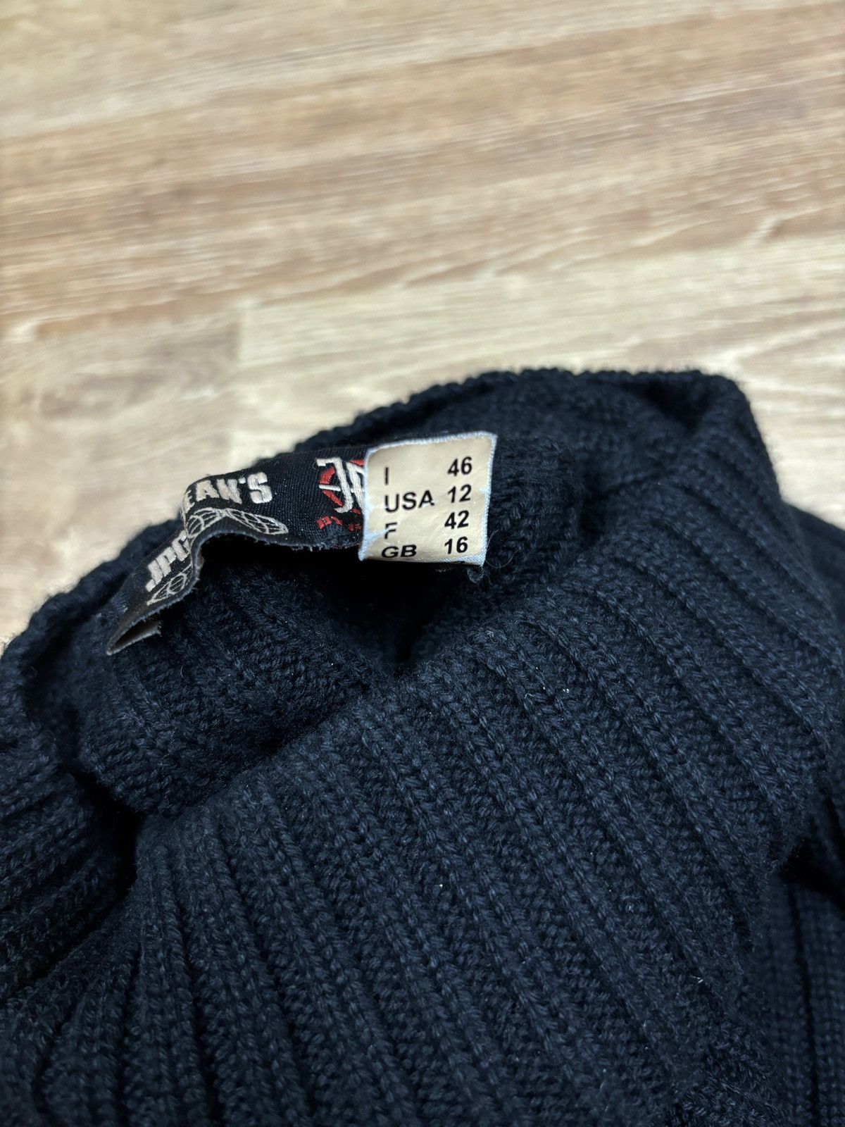 Jean Paul Gaultier 2000s Jean Paul Gaultier Cropped Ribbed Turtleneck Knit Size M / US 6-8 / IT 42-44 - 6 Thumbnail
