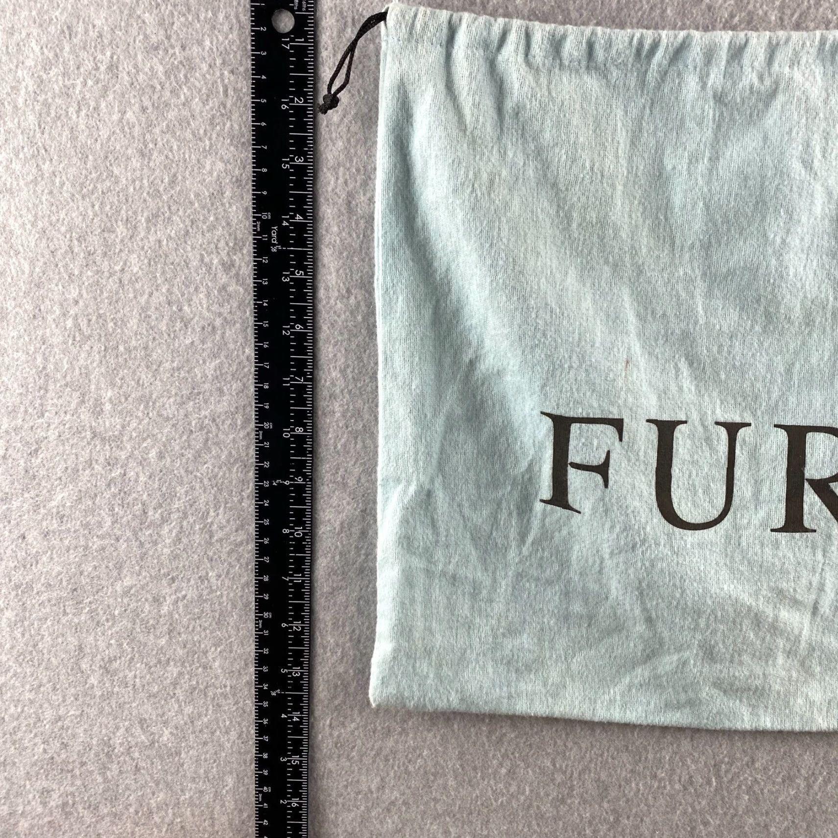 Furla Furla Duster Bag Blue 14x16 Pull String Drawstring Bag - Furla 14x16 Blue Duster Bag Size ONE SIZE - 5 Thumbnail