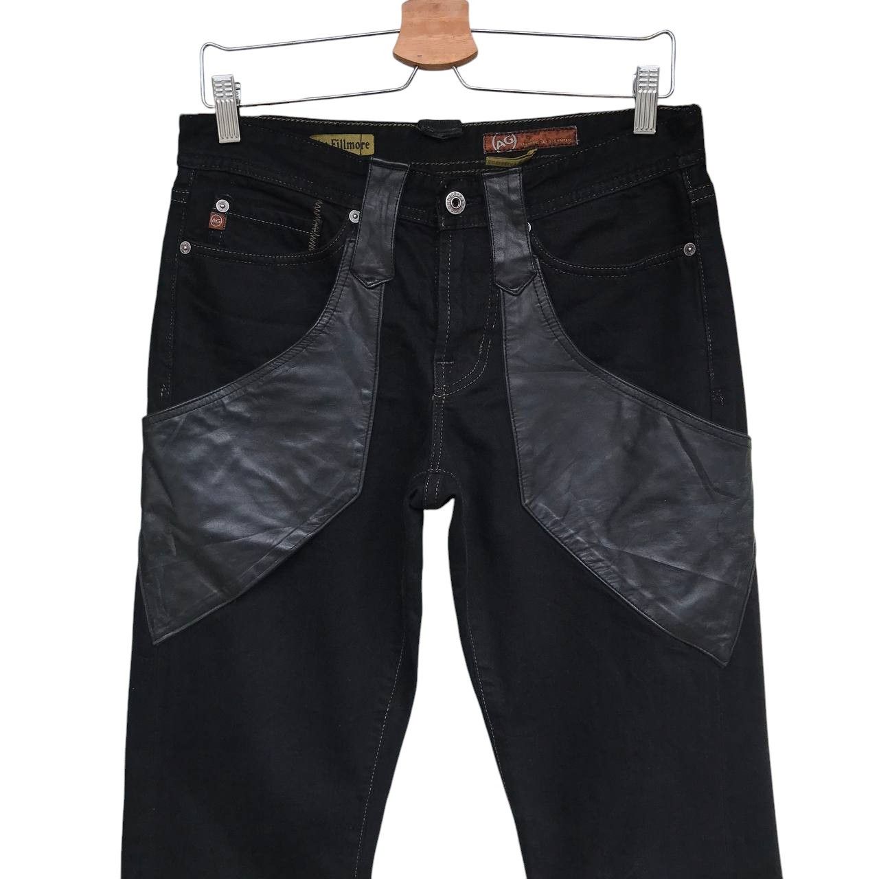 AG Adriano Goldschmied BOOTCUT AG Adriano Goldschmied "The Fillmore" Leather Pocket Size US 29 - 5 Thumbnail